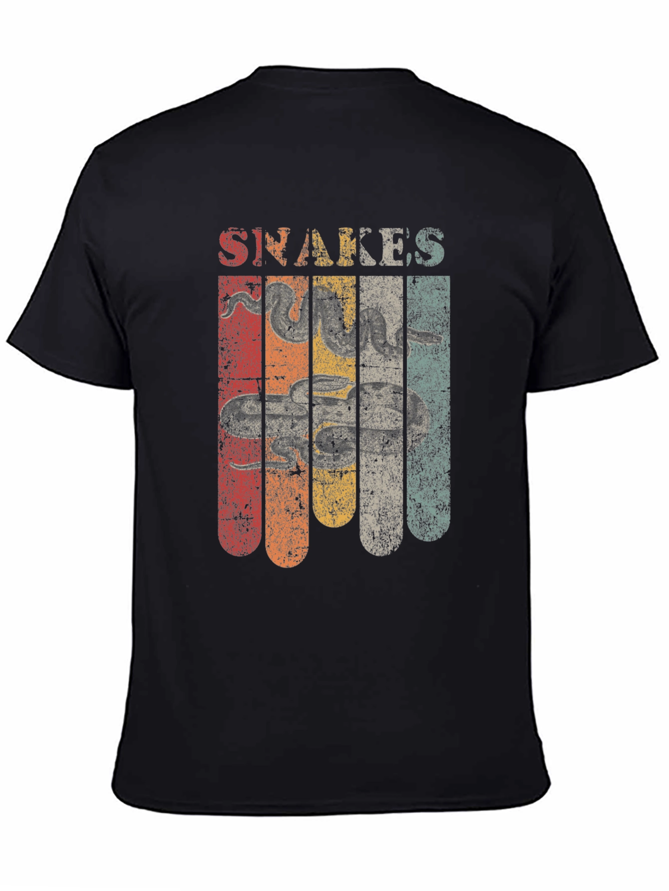 Retro Snakes Graphic T-Shirt