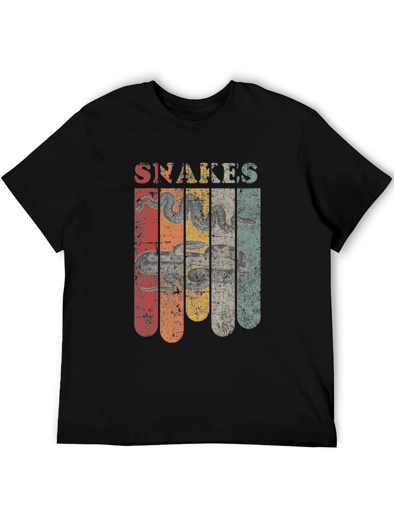 Retro Snakes Graphic T-Shirt