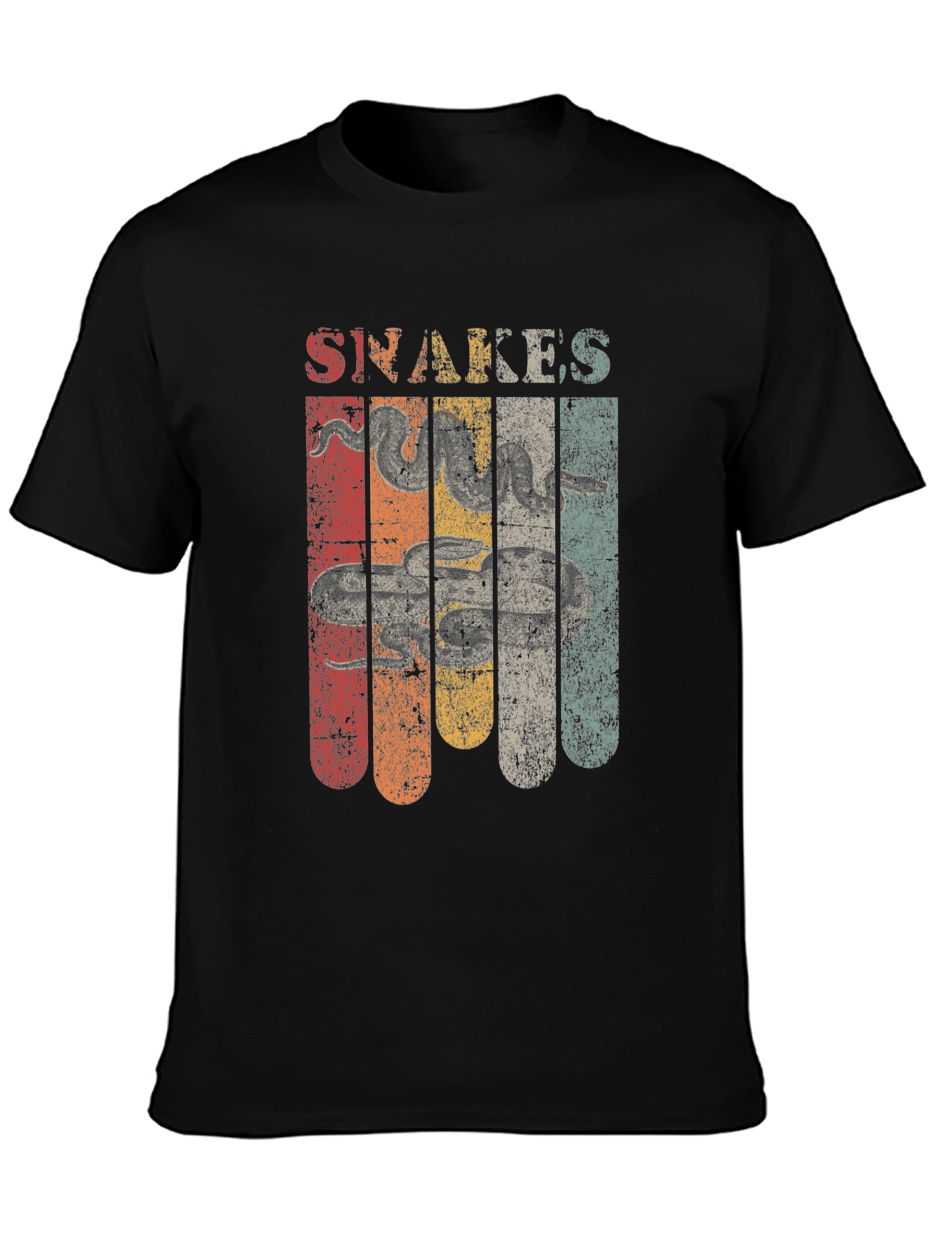 Retro Snakes Graphic T-Shirt