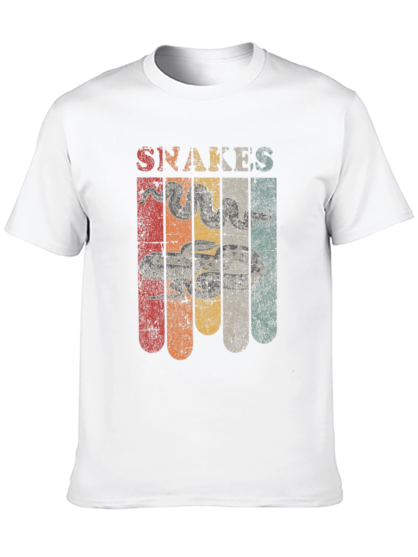 Retro Snakes Graphic T-Shirt