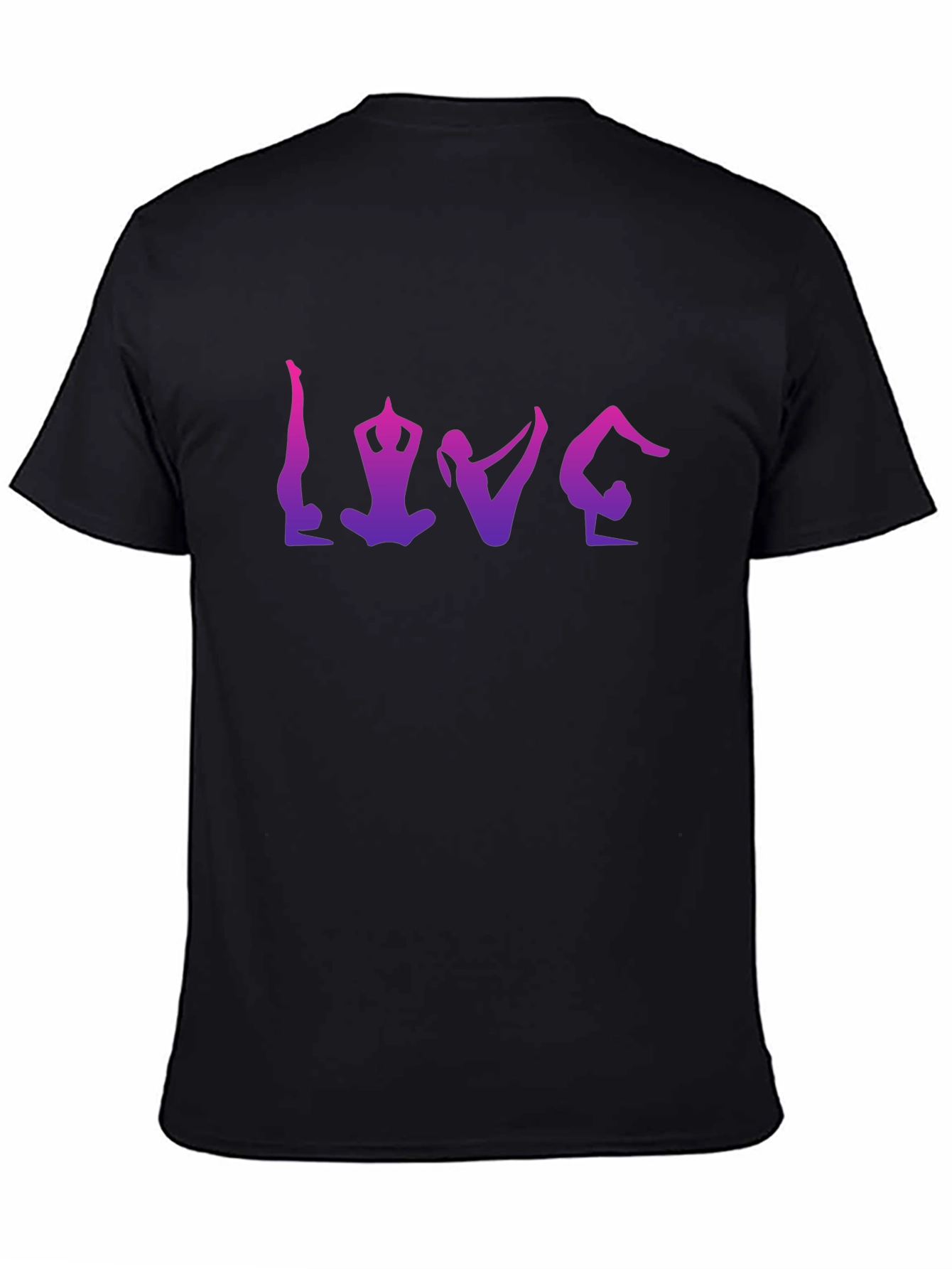 Yoga LOVE T-Shirt - Ombre Graphic Tee