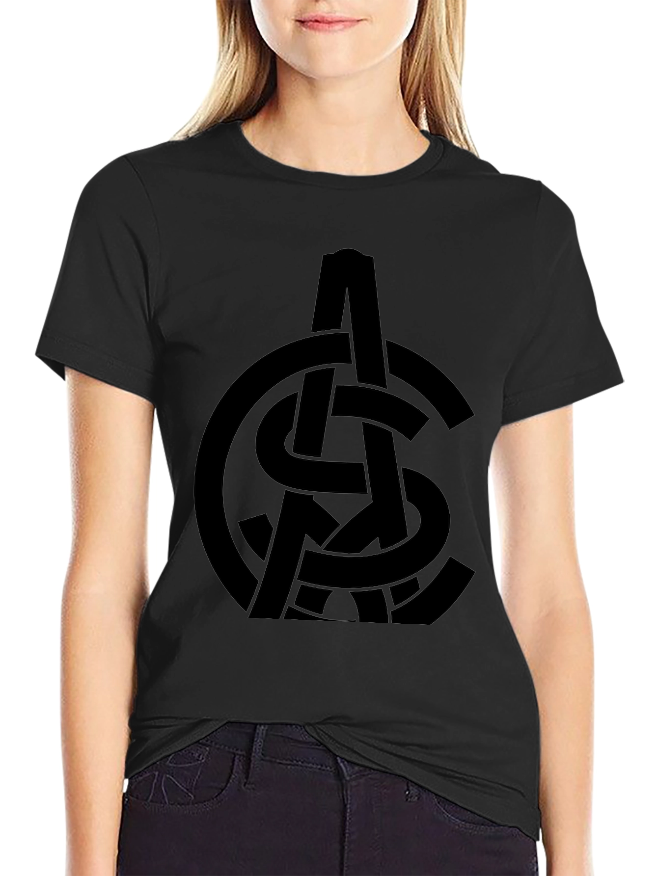 Mens Black Graphic T-Shirt