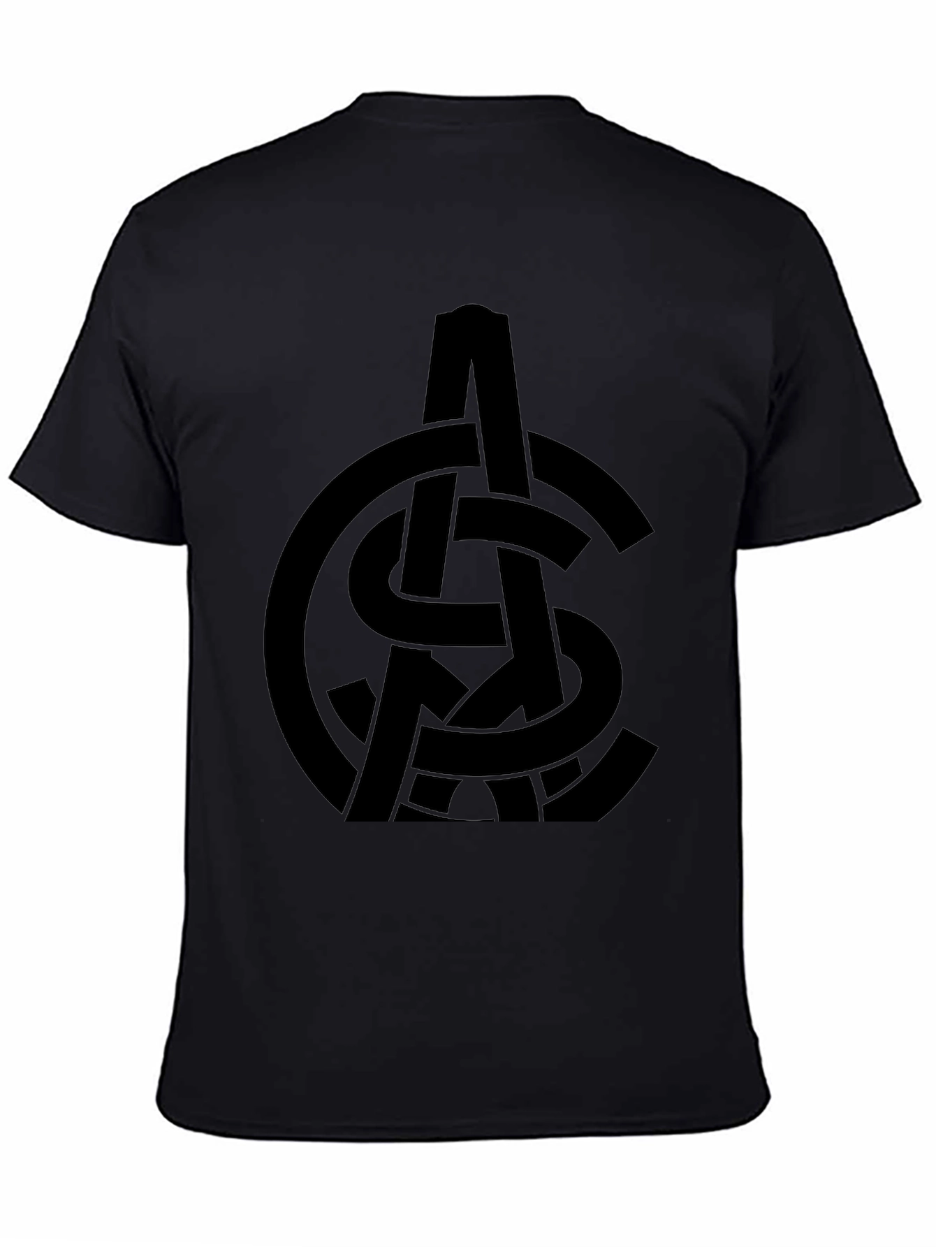 Mens Black Graphic T-Shirt