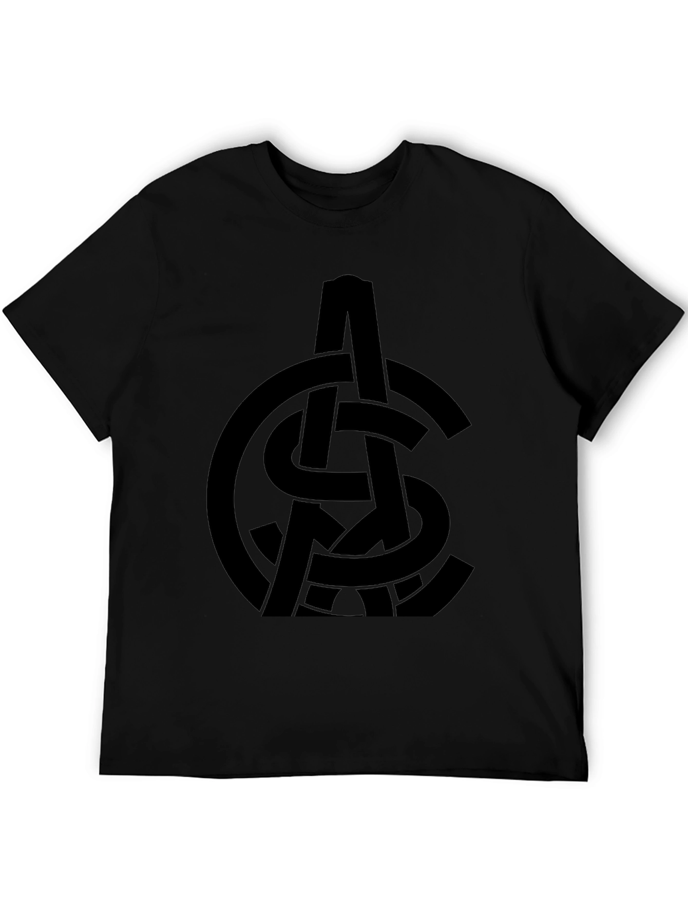 Mens Black Graphic T-Shirt
