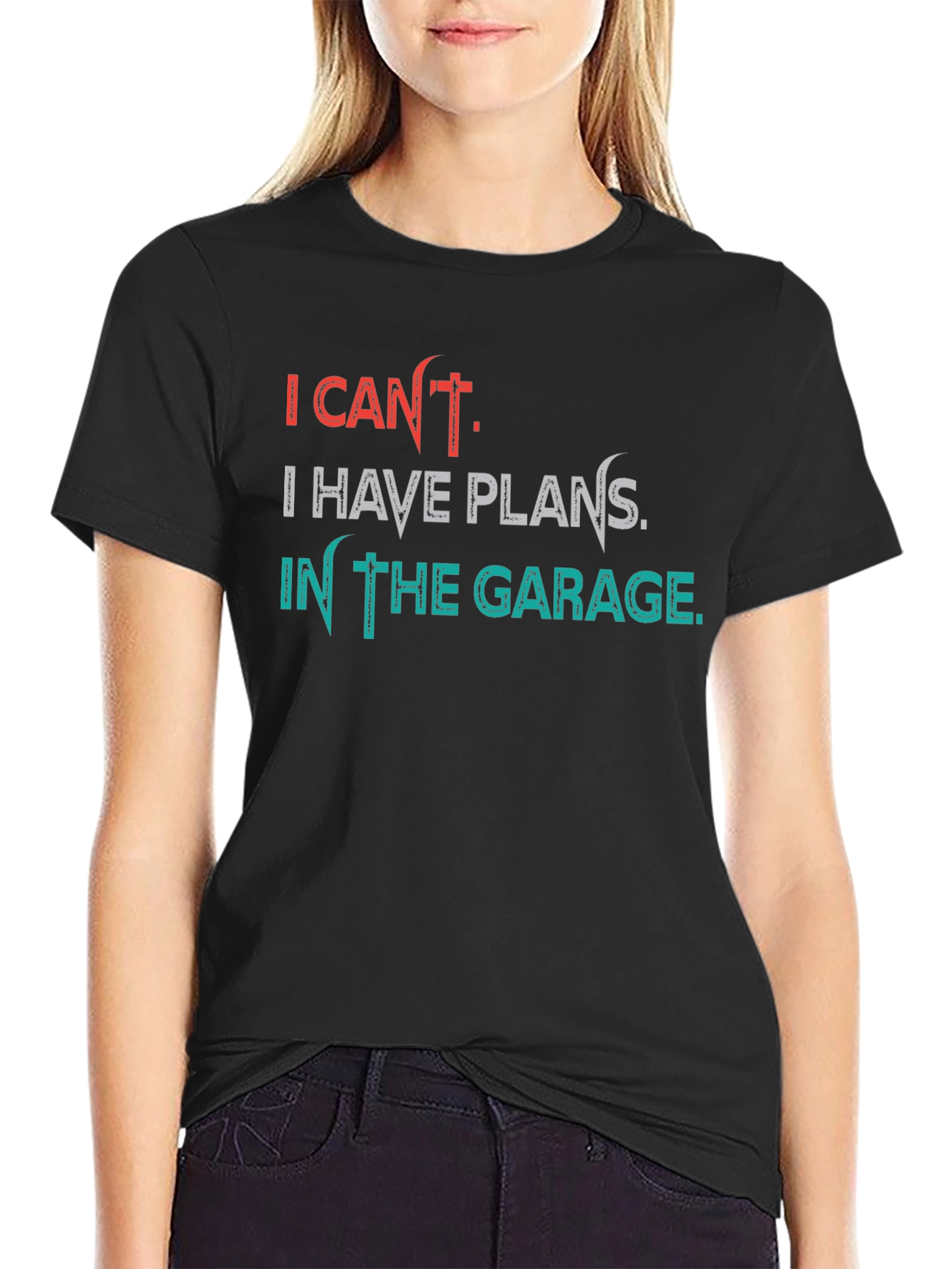 Garage Plans T-Shirt - I Cant Funny Hobby Tee
