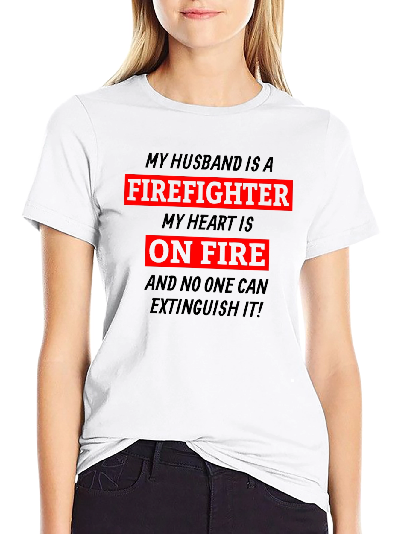 Firefighter Husband Graphic Tee