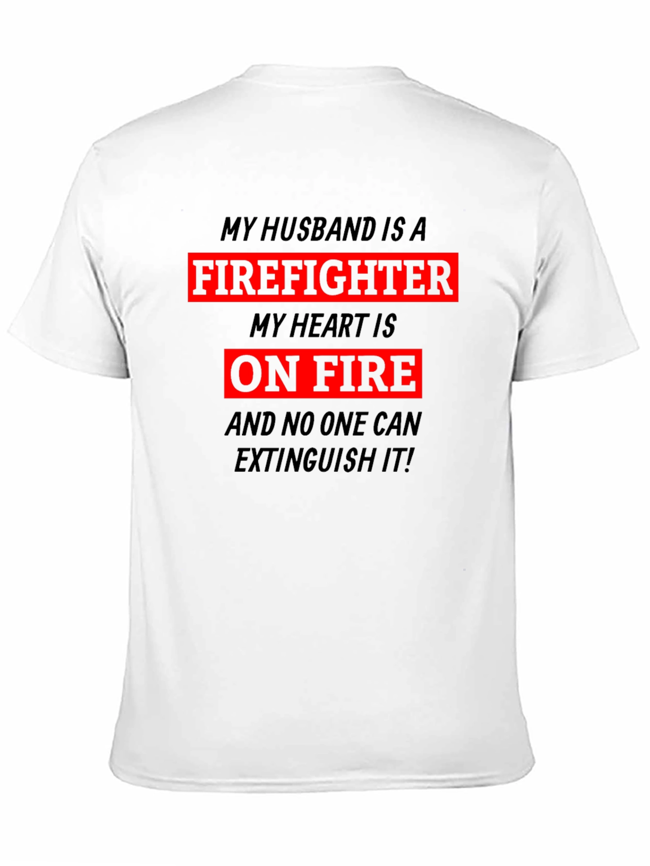 Firefighter Husband Graphic Tee