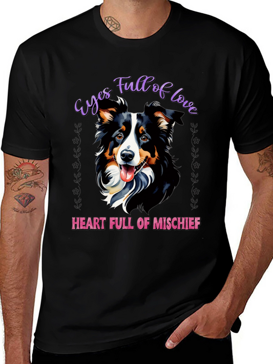 Eyes Full of Love Dog Graphic T-Shirt