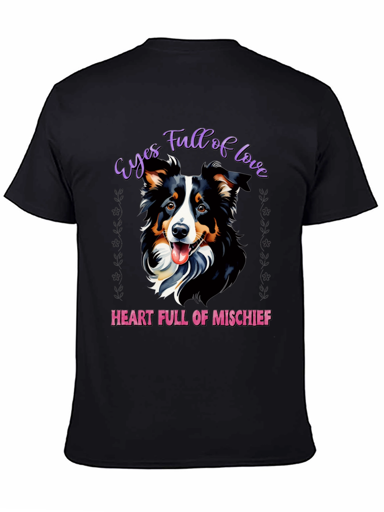 Eyes Full of Love Dog Graphic T-Shirt