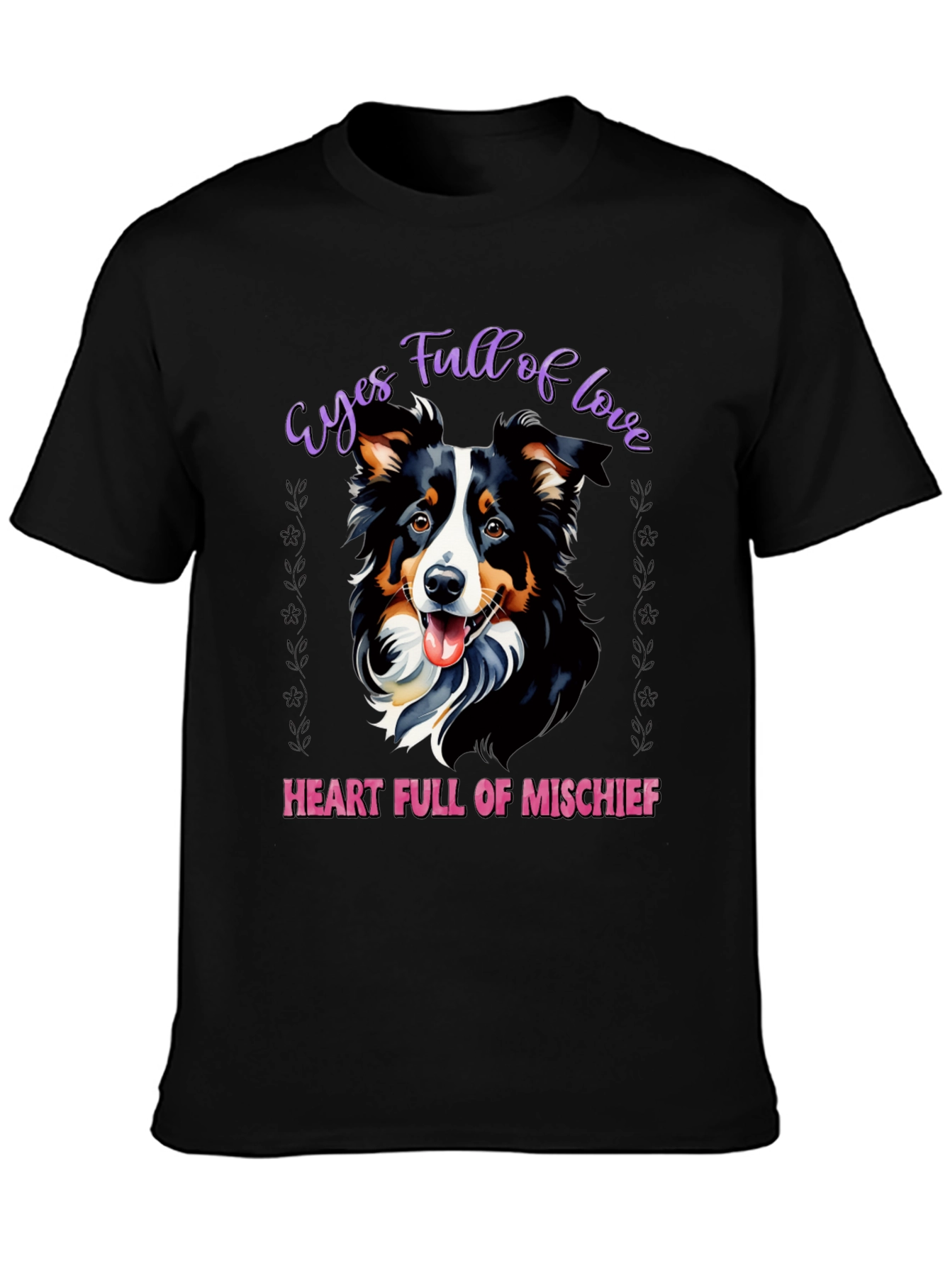 Eyes Full of Love Dog Graphic T-Shirt