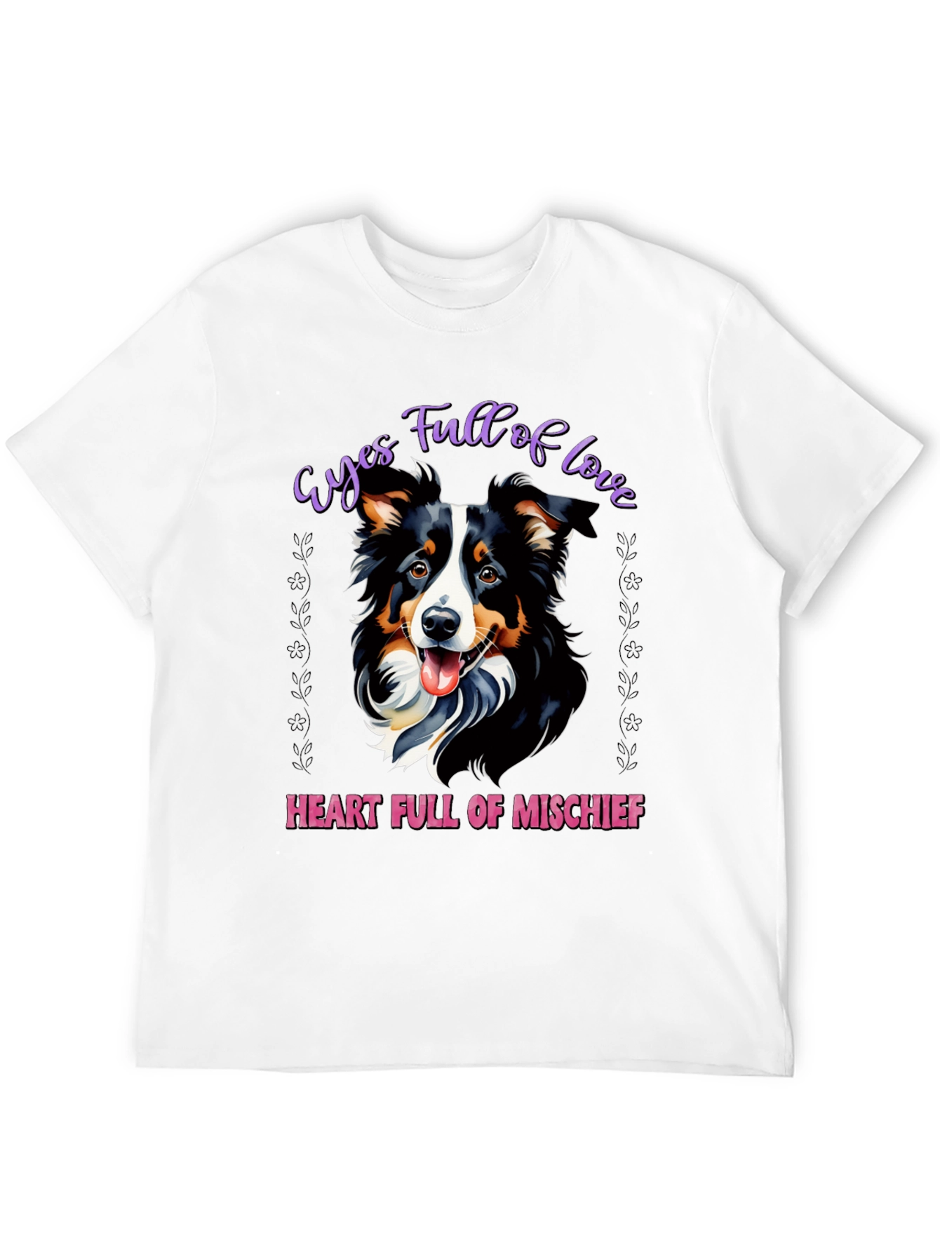 Eyes Full of Love Dog Graphic T-Shirt