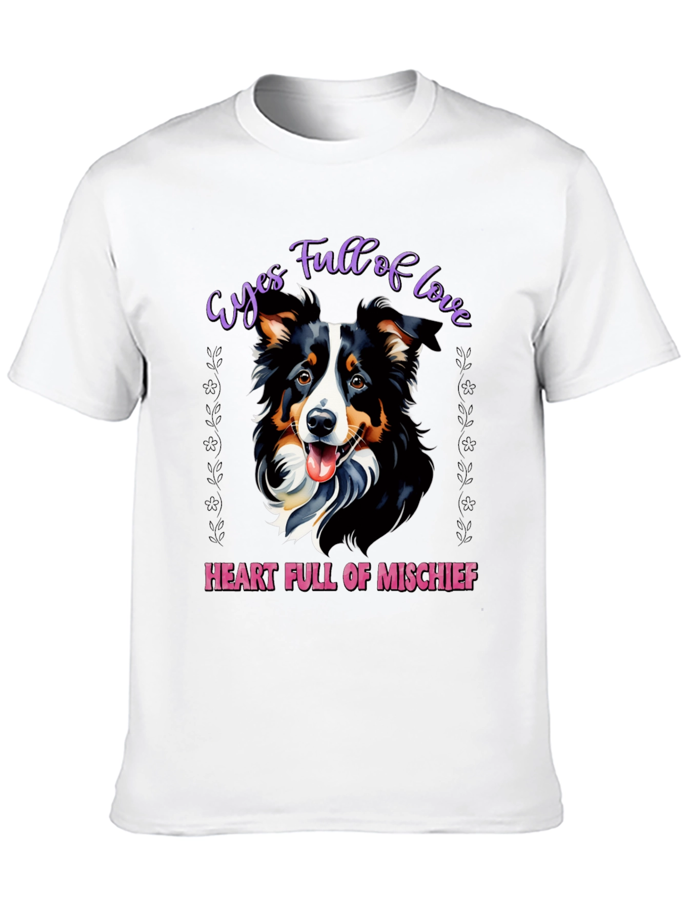 Eyes Full of Love Dog Graphic T-Shirt