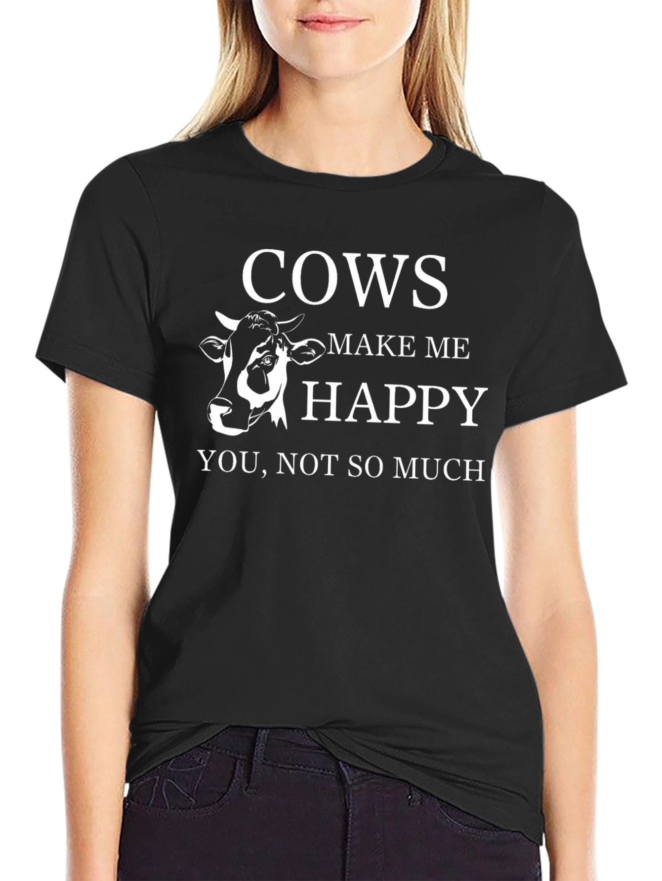 Cows Make Me Happy T-Shirt