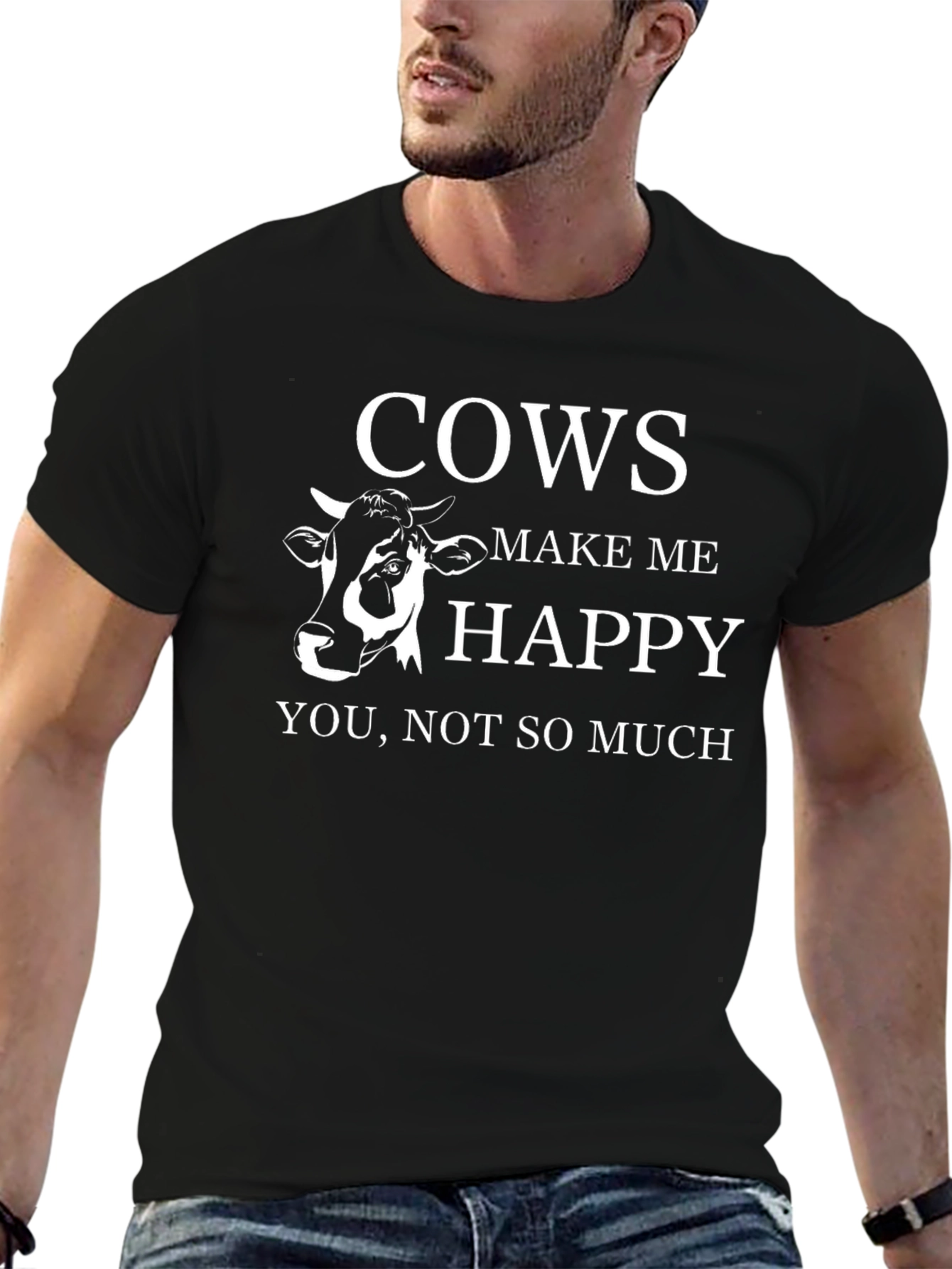 Cows Make Me Happy T-Shirt