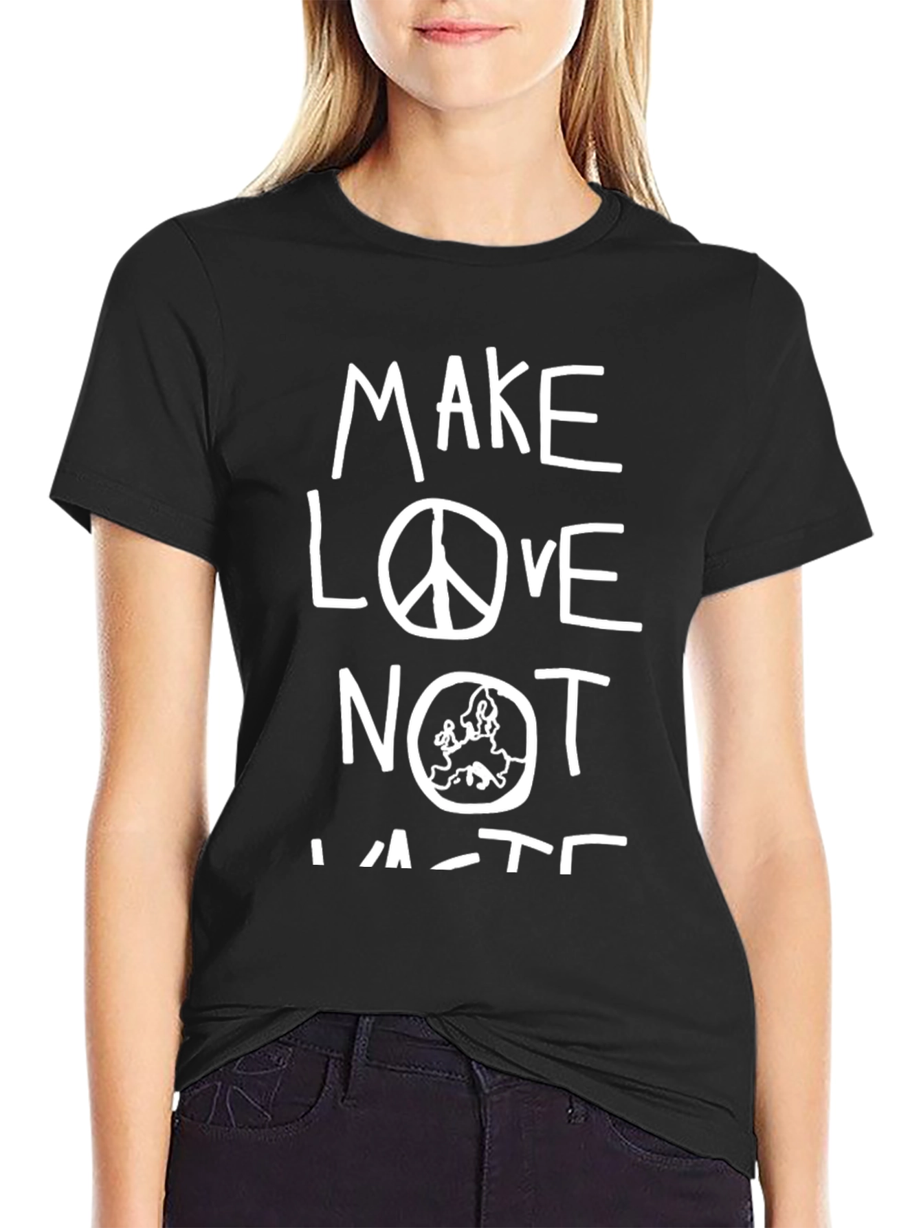 Make Love Not Waste T-Shirt Graphic Print Tee