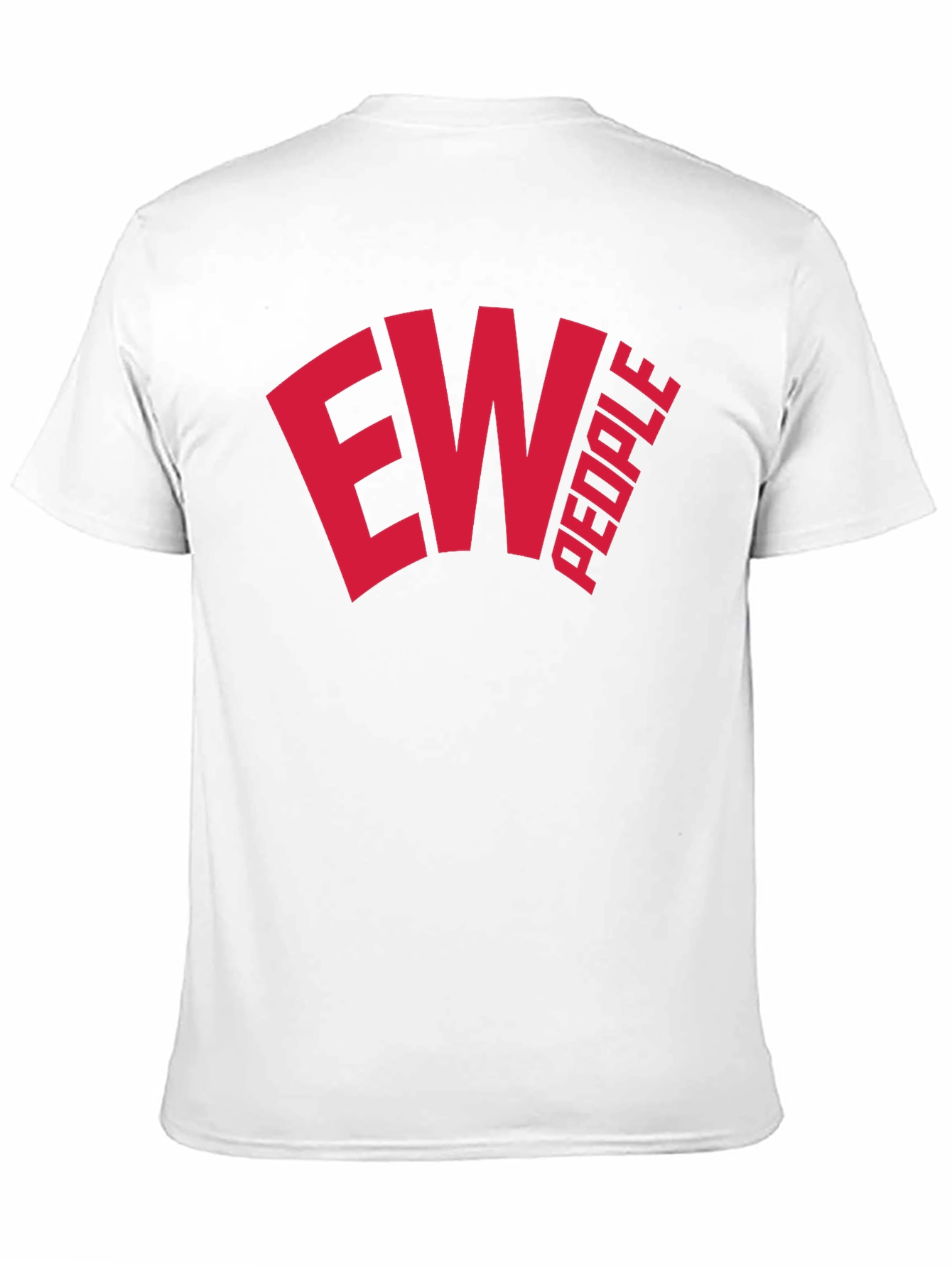 Ew People Graphic Tee - Trendy Black Cotton T-Shirt
