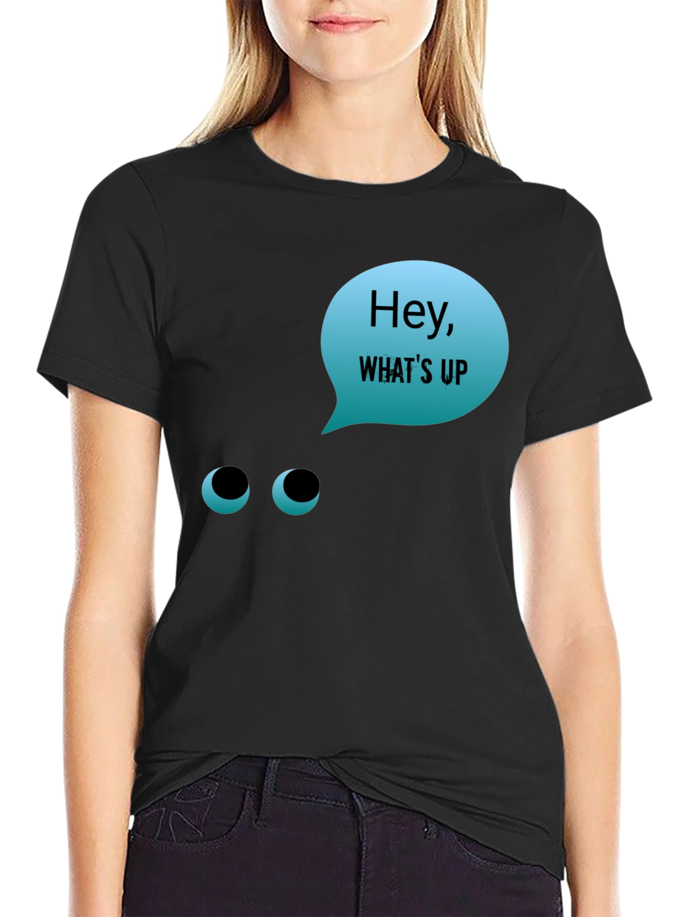 Hey Whats Up T-Shirt - Funny Graphic Tee