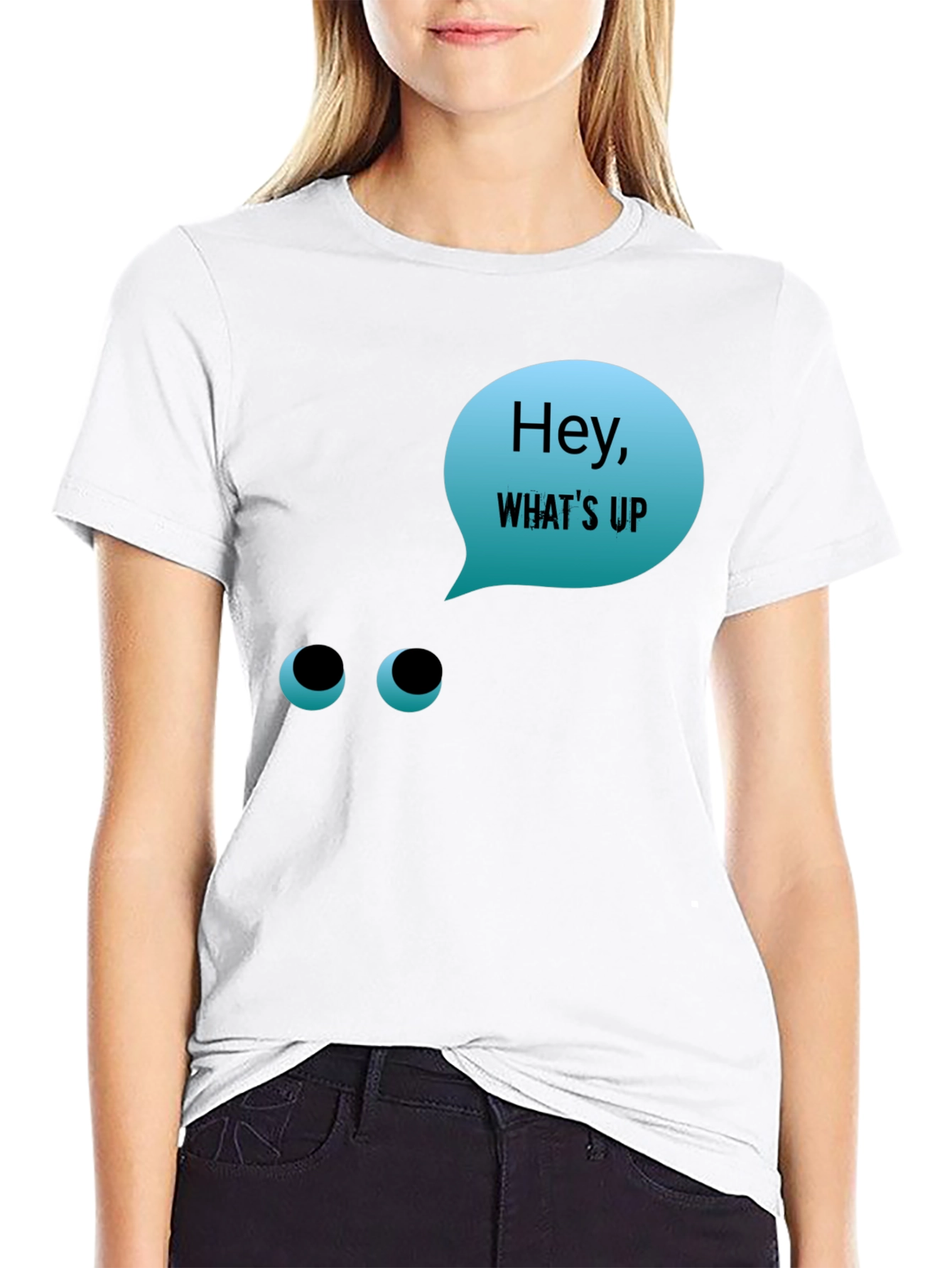 Hey Whats Up T-Shirt - Funny Graphic Tee