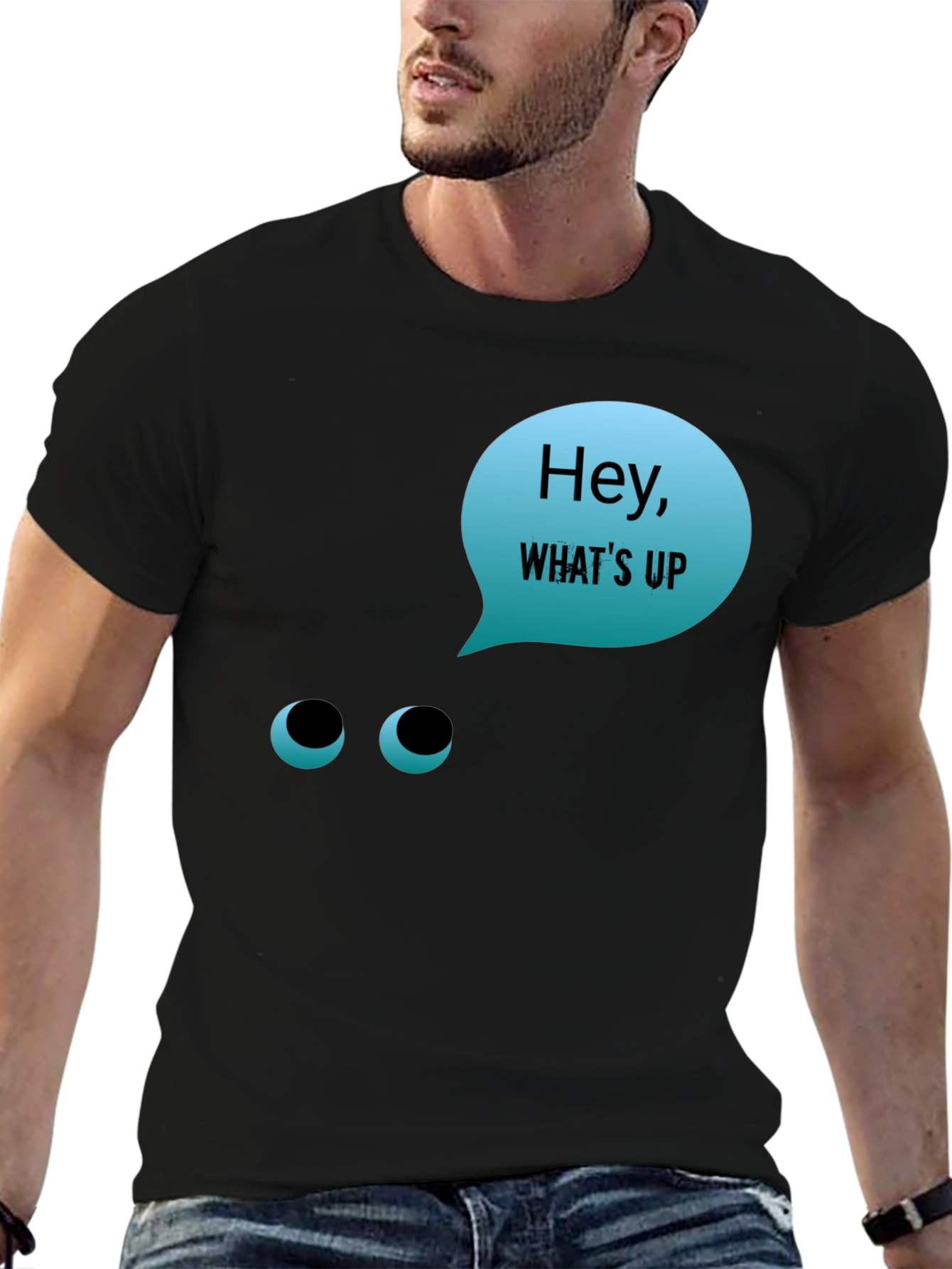 Hey Whats Up T-Shirt - Funny Graphic Tee