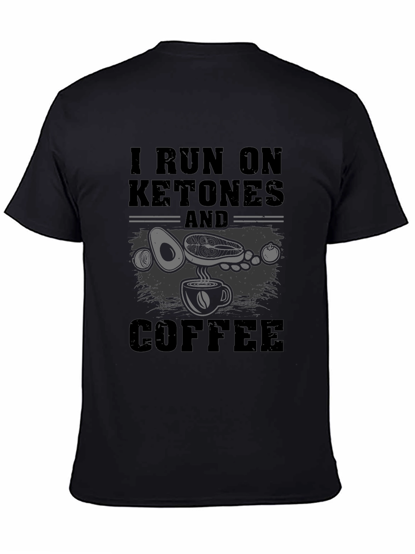 Keto Coffee Graphic Tee - I Run on Ketones