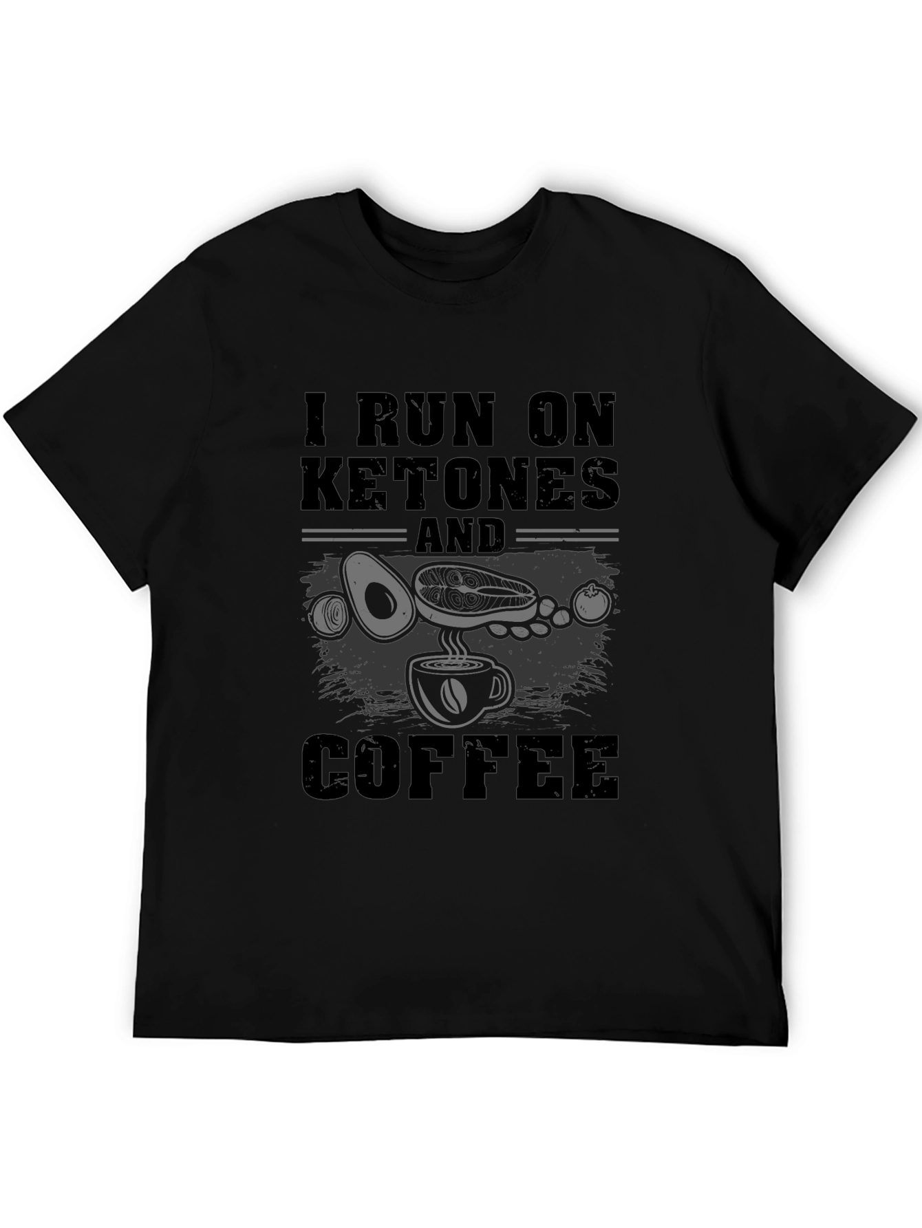 Keto Coffee Graphic Tee - I Run on Ketones