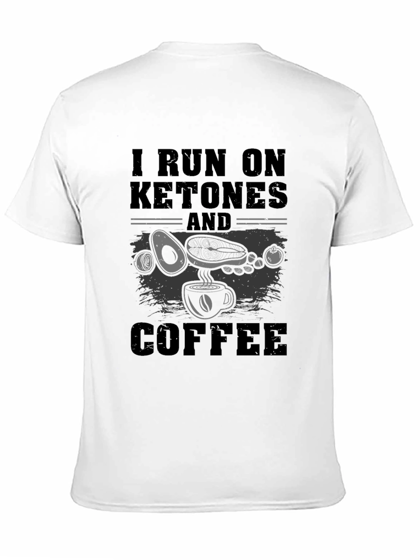 Keto Coffee Graphic Tee - I Run on Ketones