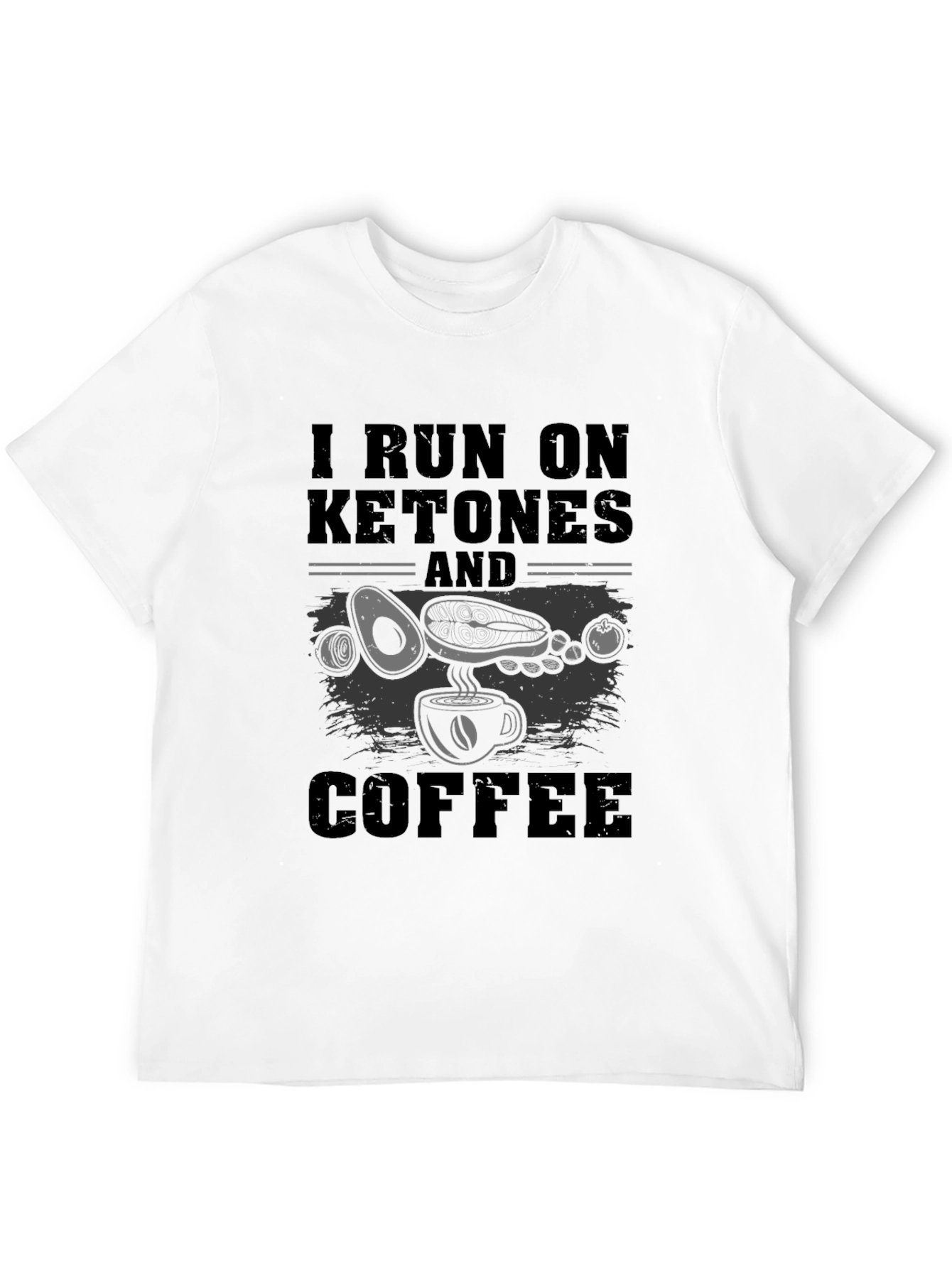 Keto Coffee Graphic Tee - I Run on Ketones