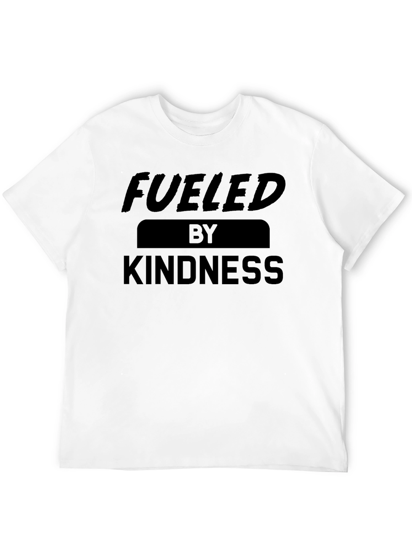 Fueled By Kindness Black Graphic T-Shirt