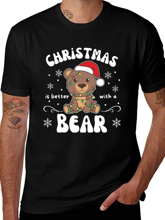 Christmas Bear T-Shirt: Holiday Cheer
