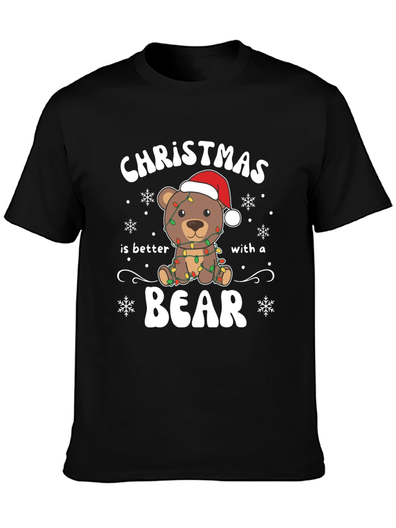 Christmas Bear T-Shirt: Holiday Cheer