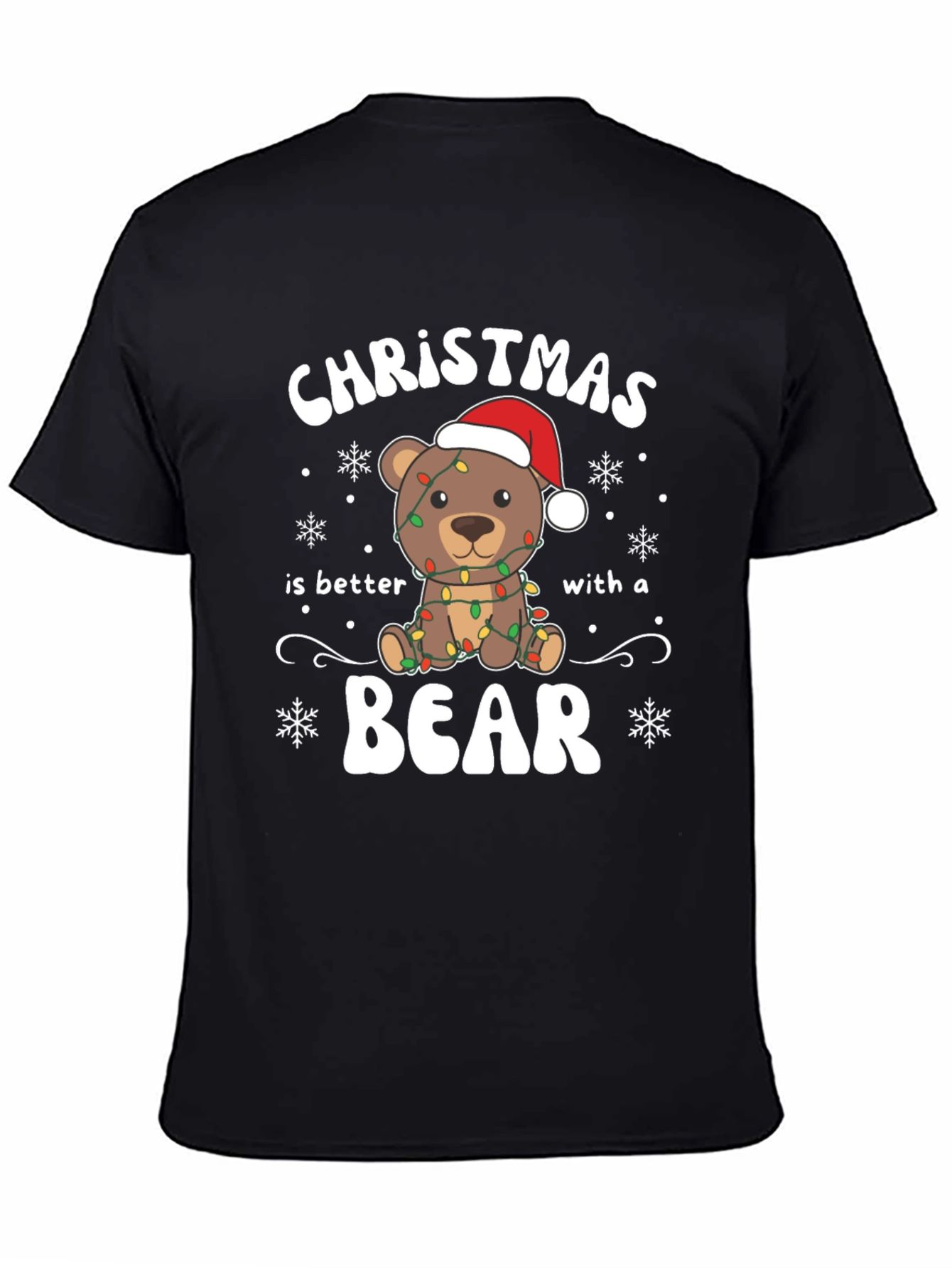 Christmas Bear T-Shirt: Holiday Cheer