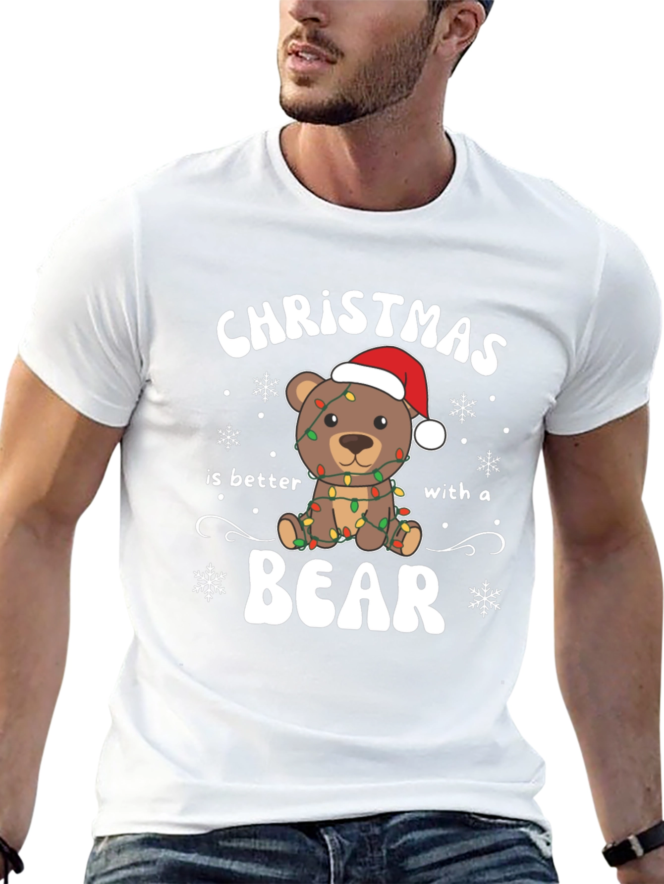 Christmas Bear T-Shirt: Holiday Cheer