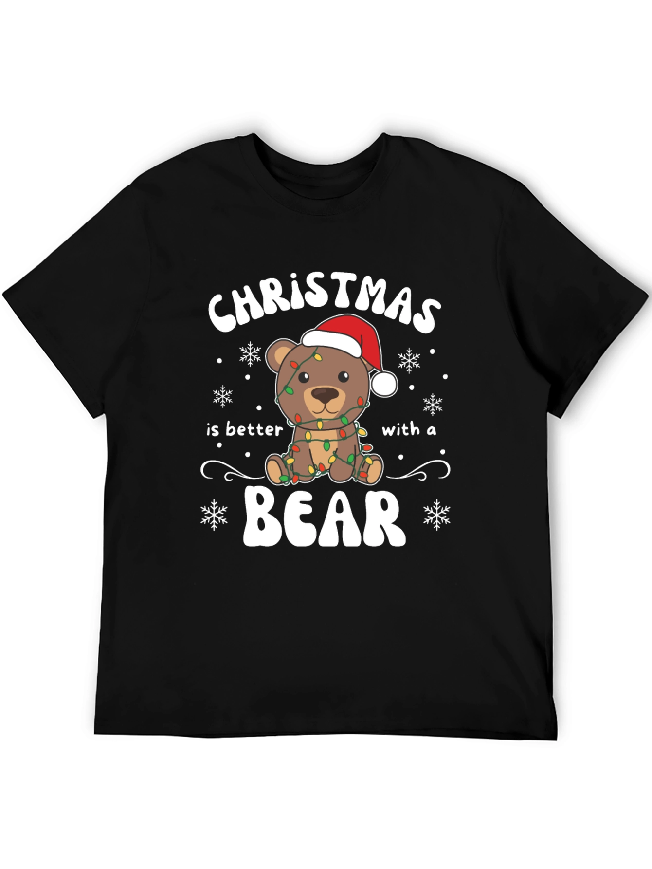 Christmas Bear T-Shirt: Holiday Cheer
