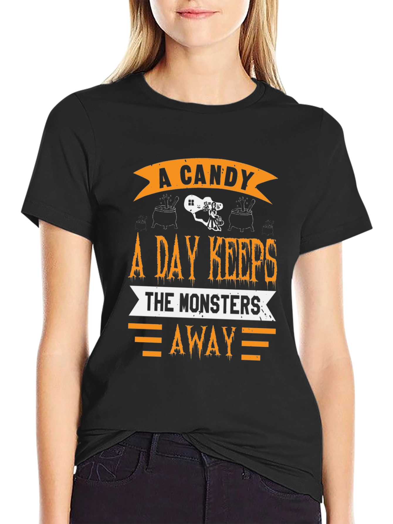 A Candy A Day Halloween T-Shirt