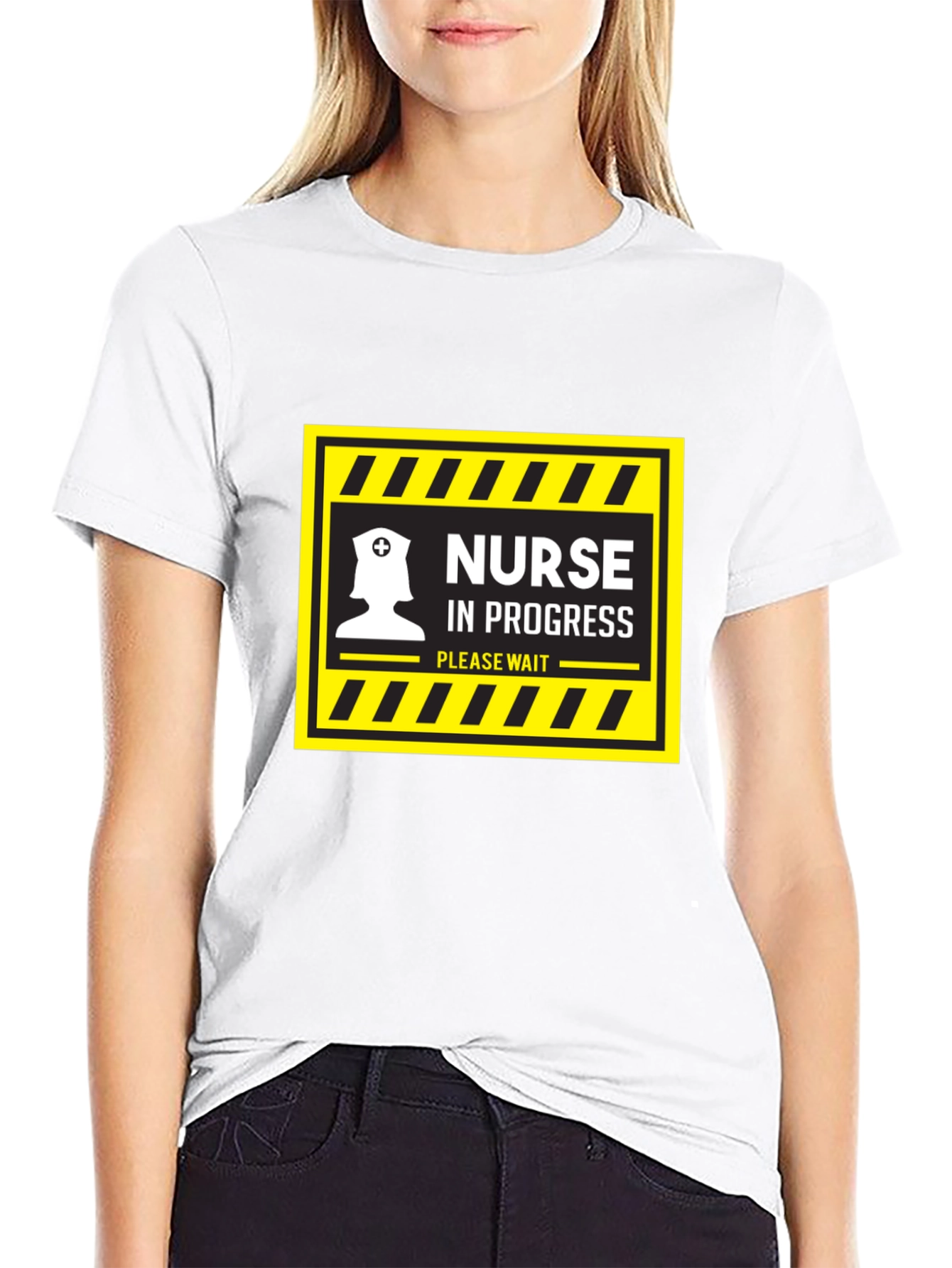 Nurse in Progress Black T-Shirt