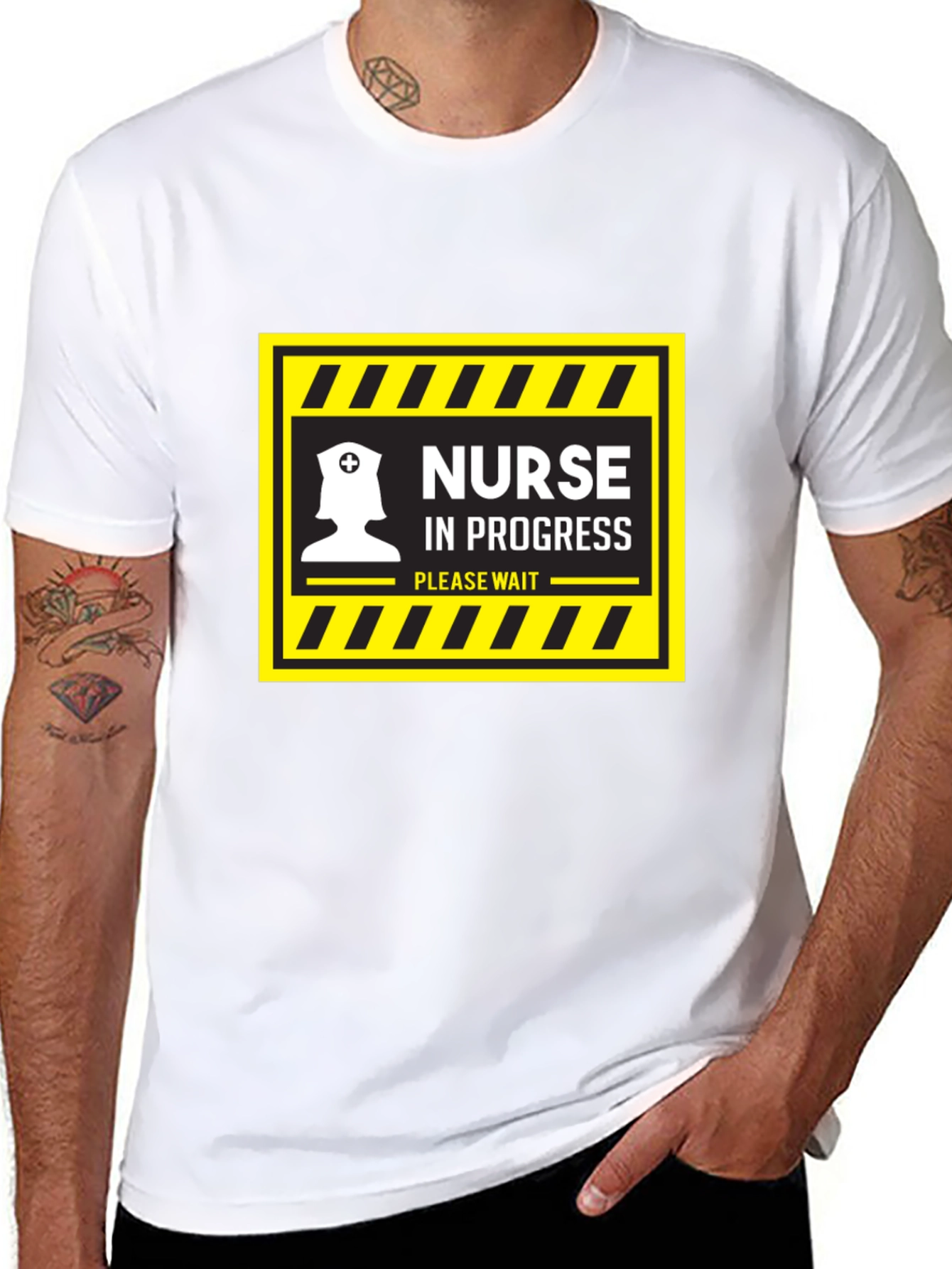 Nurse in Progress Black T-Shirt