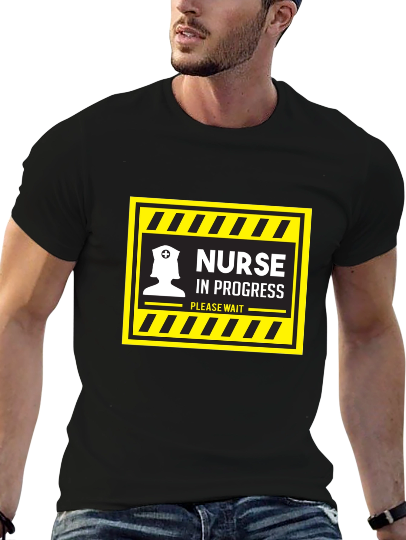Nurse in Progress Black T-Shirt