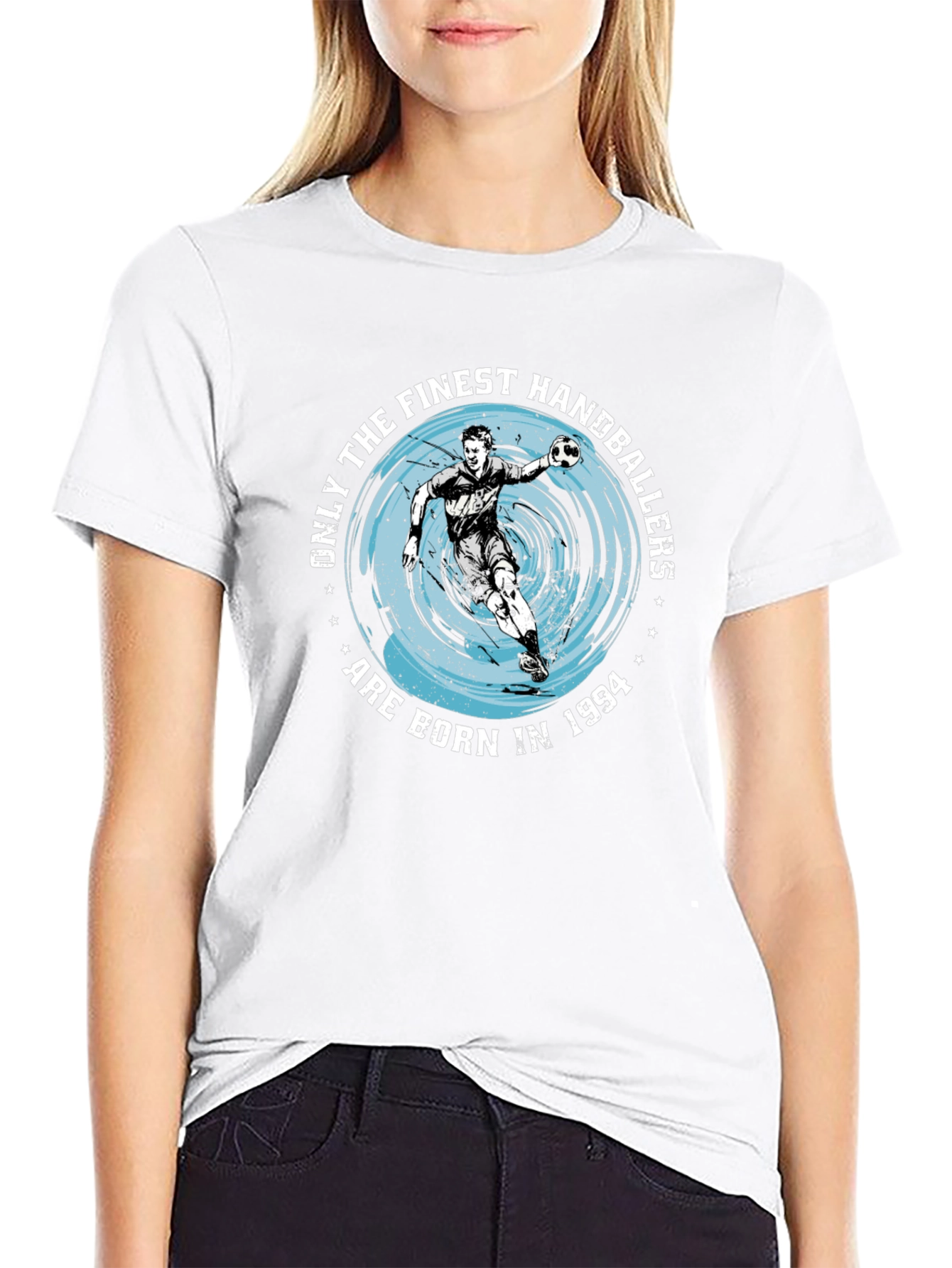 Finest Handballers Born In 1994 Black T-Shirt