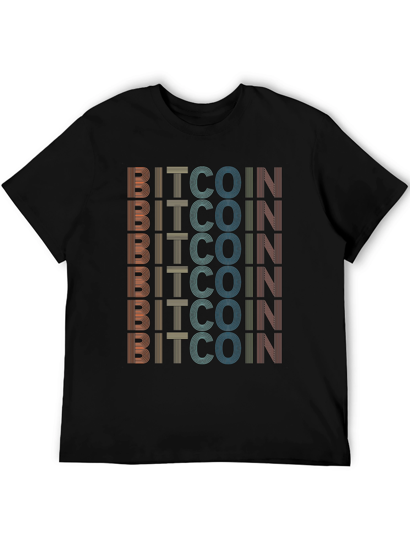 Retro Bitcoin T-Shirt - Cryptocurrency Enthusiast Tee
