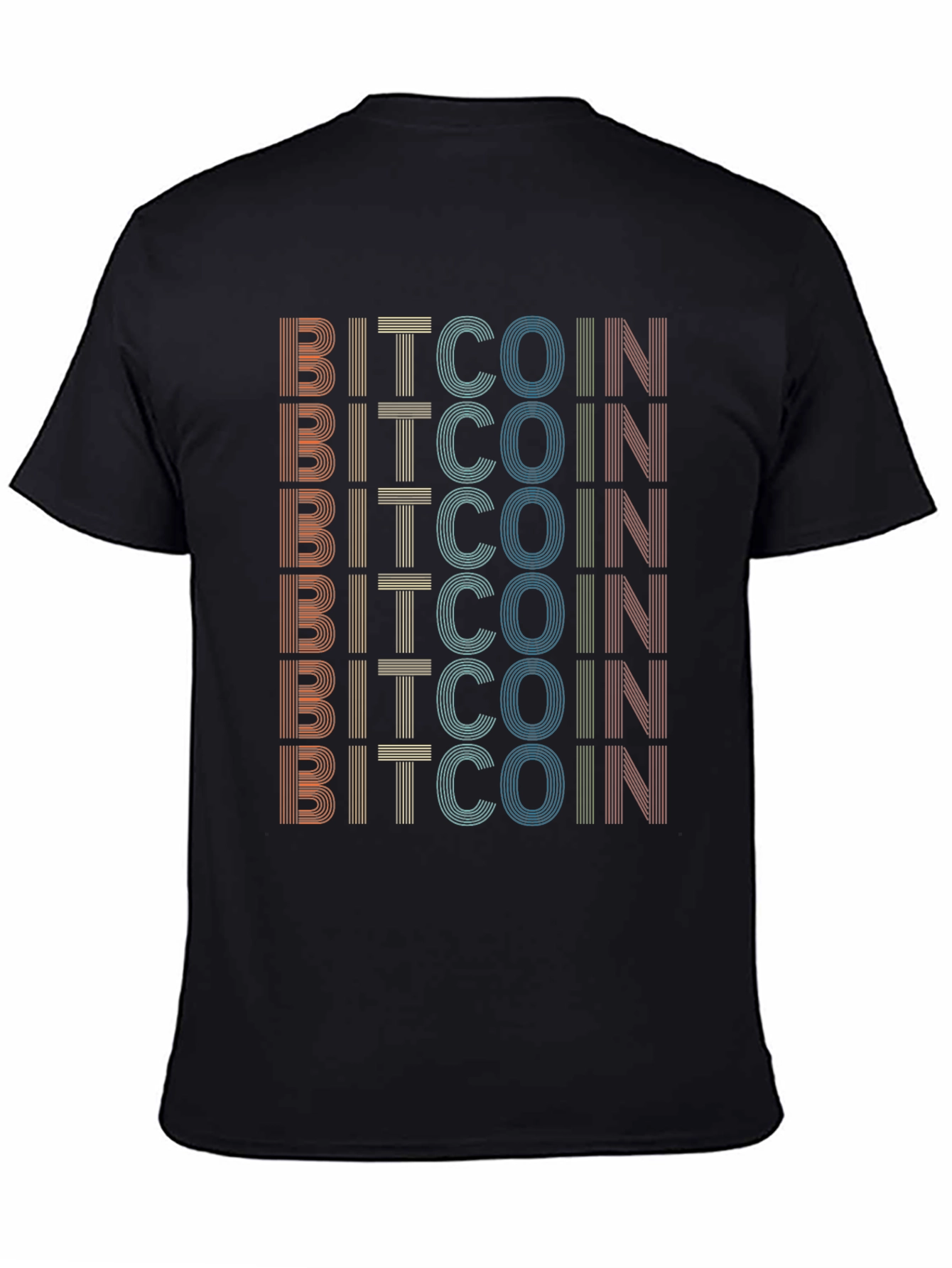 Retro Bitcoin T-Shirt - Cryptocurrency Enthusiast Tee