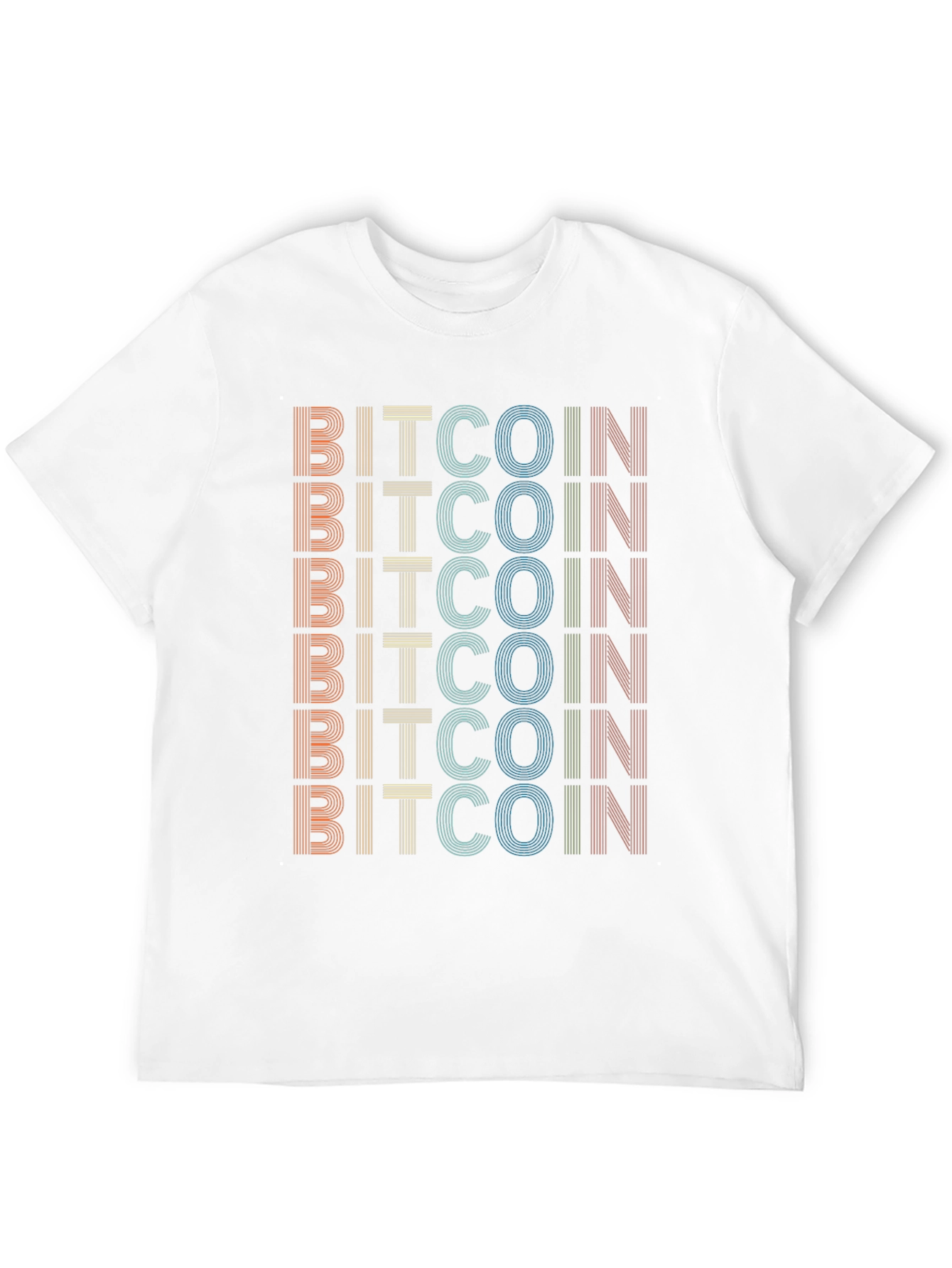 Retro Bitcoin T-Shirt - Cryptocurrency Enthusiast Tee