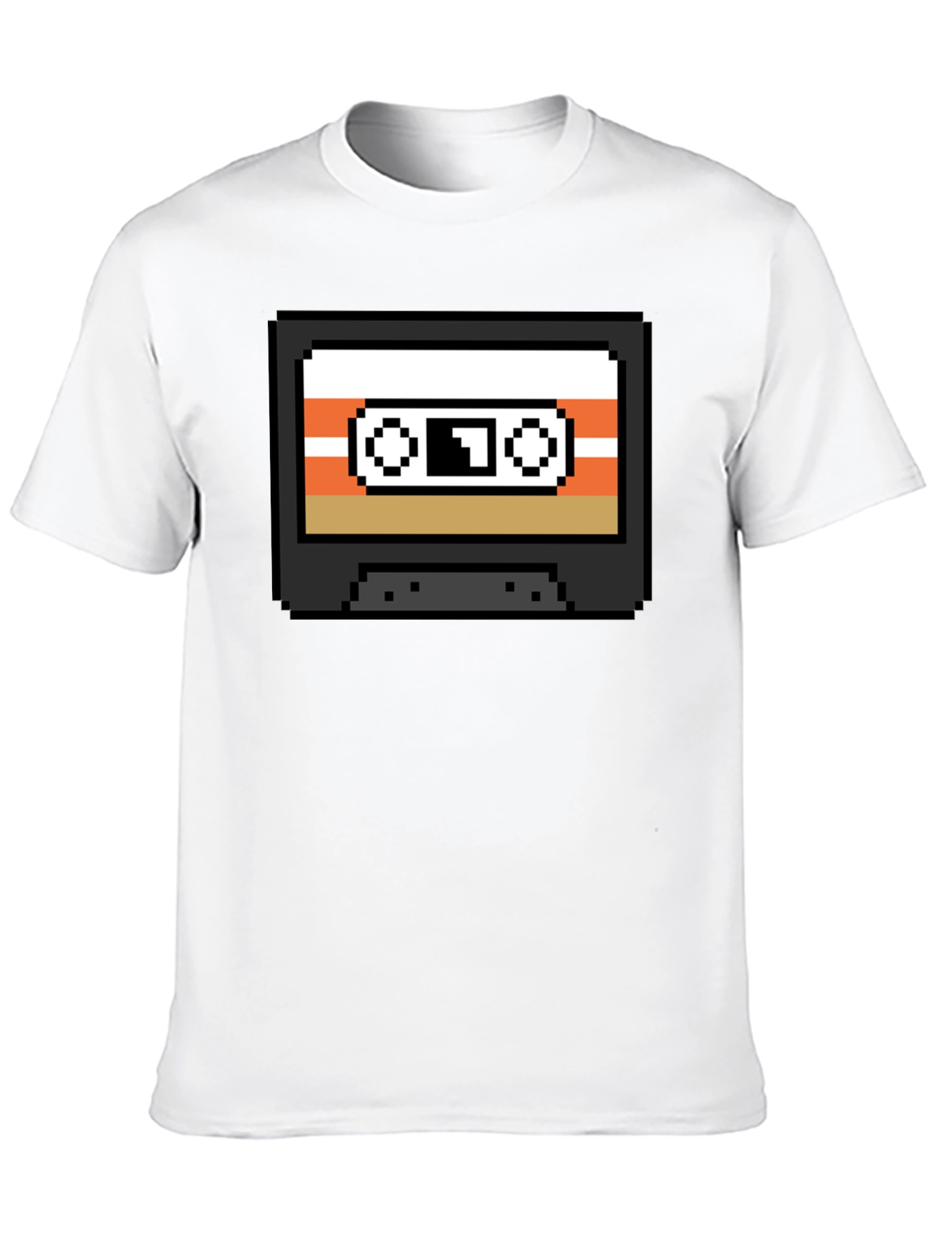 Pixel Cassette Tape Graphic Tee