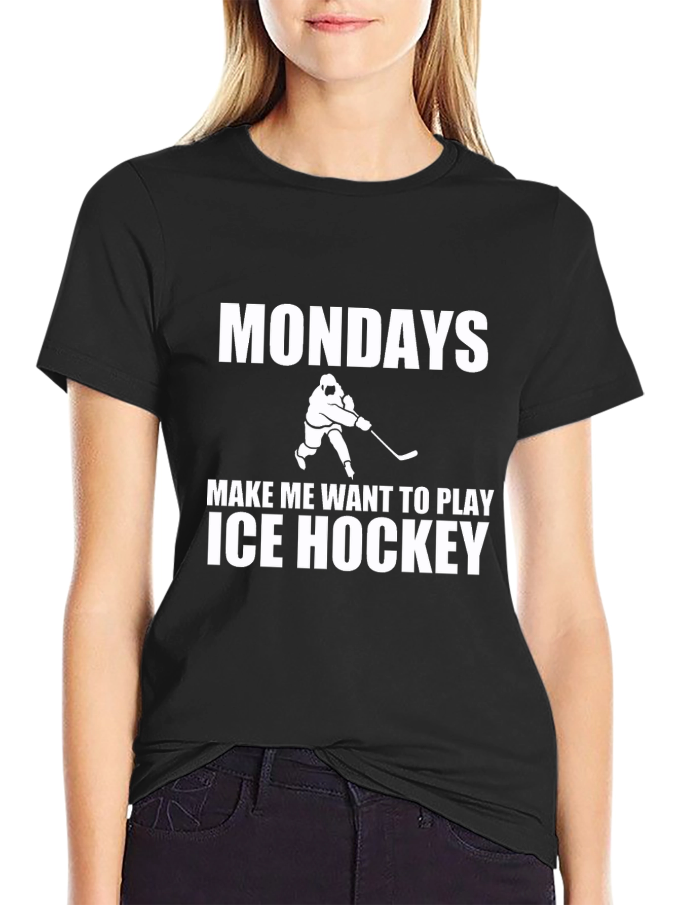 Mondays Ice Hockey Graphic Tee
