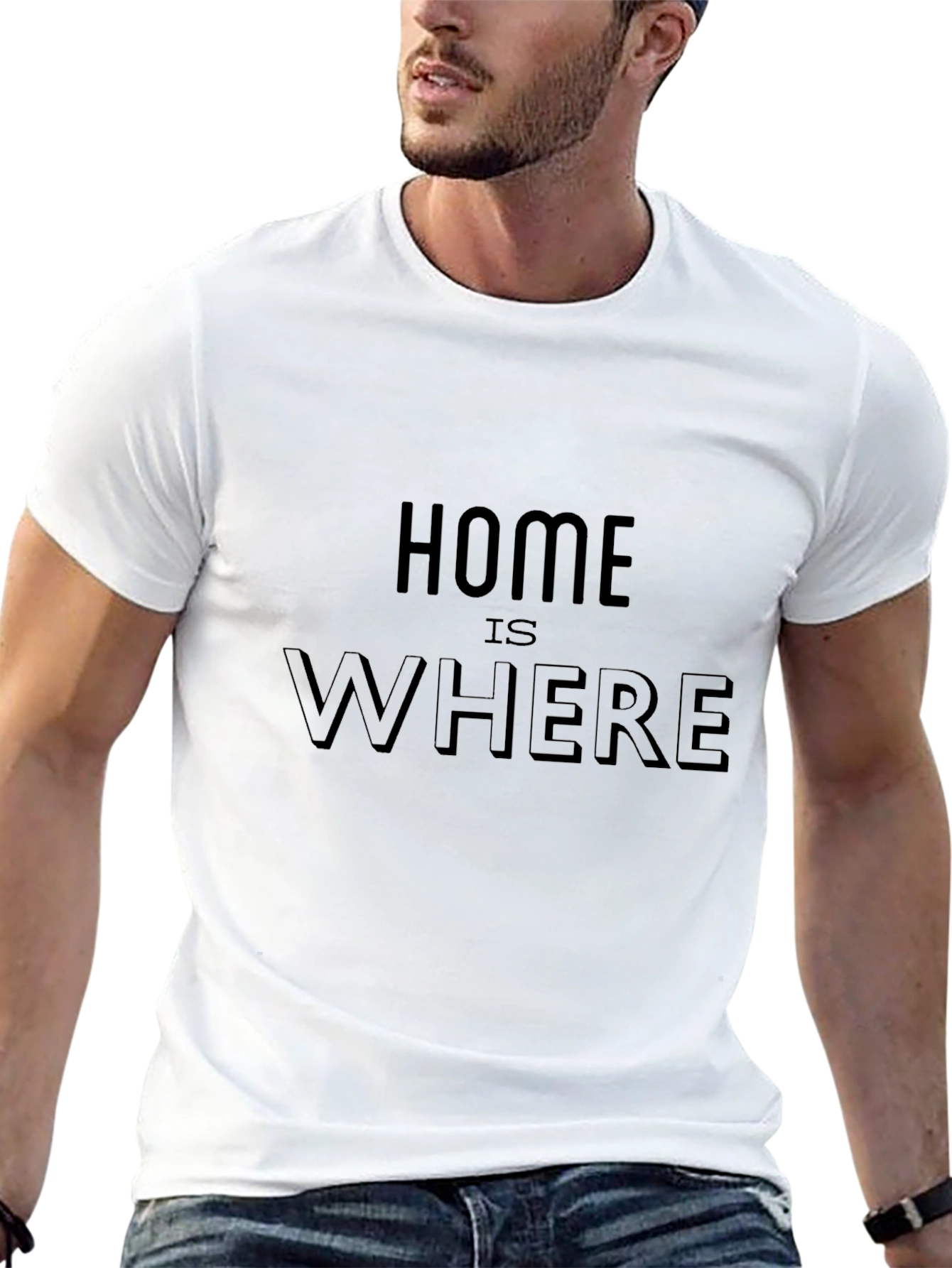 Home Is Where T-Shirt - Soft Cotton Blend