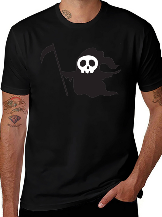 Grim Reaper Graphic Black T-Shirt