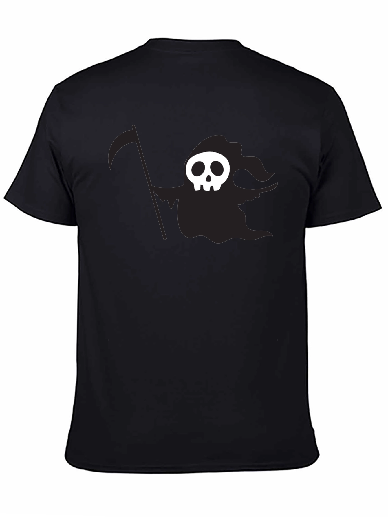 Grim Reaper Graphic Black T-Shirt
