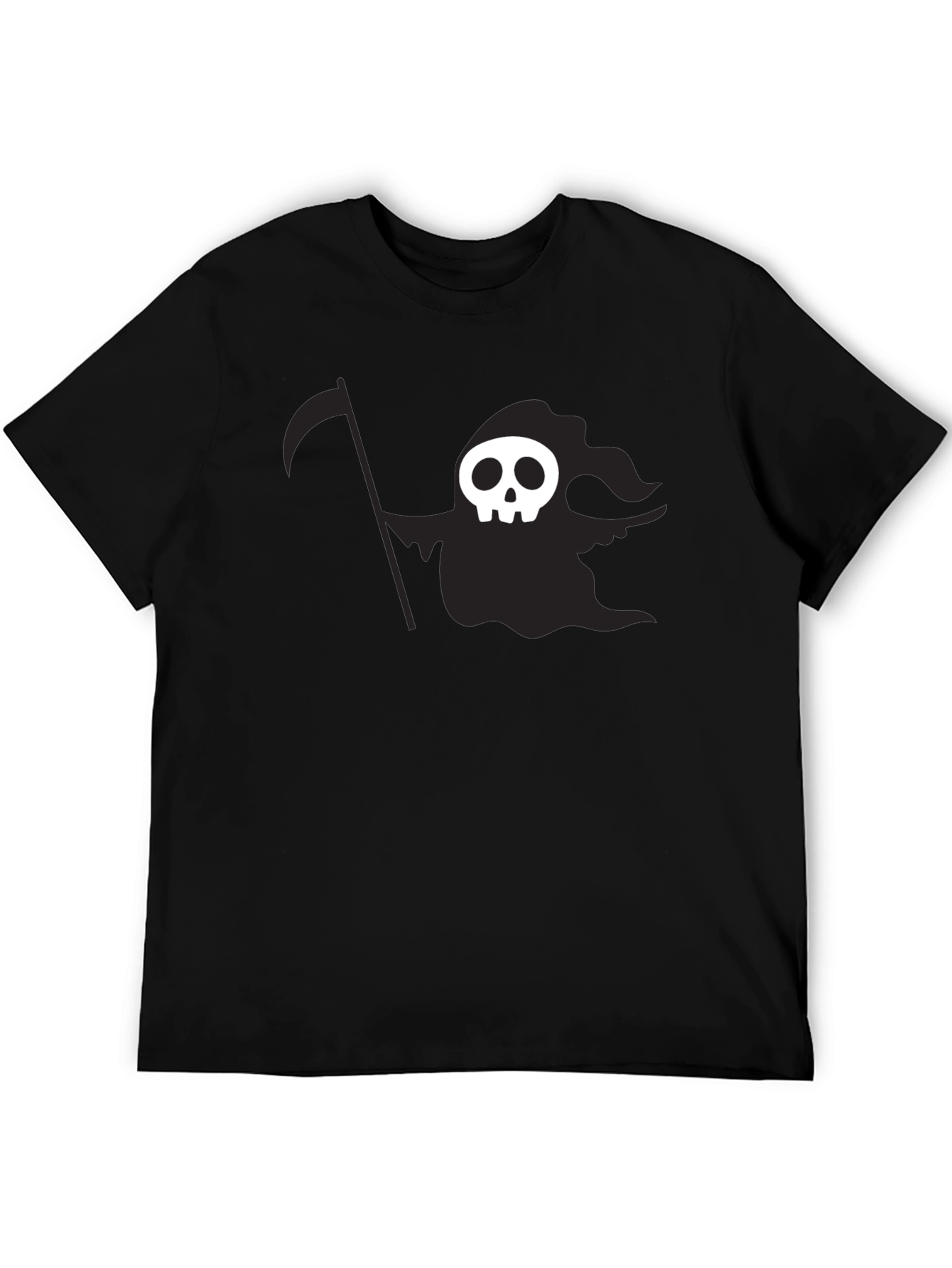 Grim Reaper Graphic Black T-Shirt