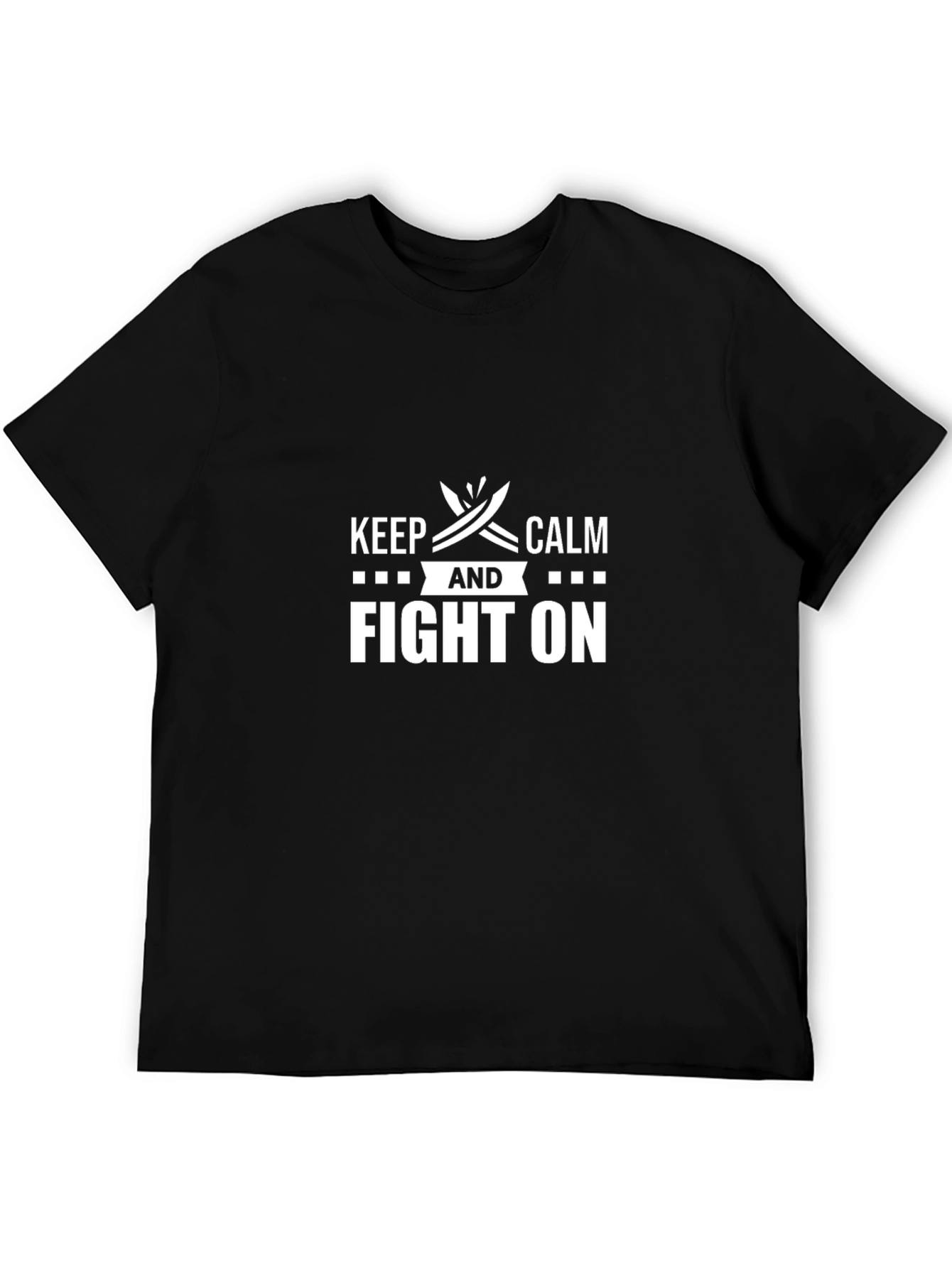 Keep Calm and Fight On Graphic T-Shirt
