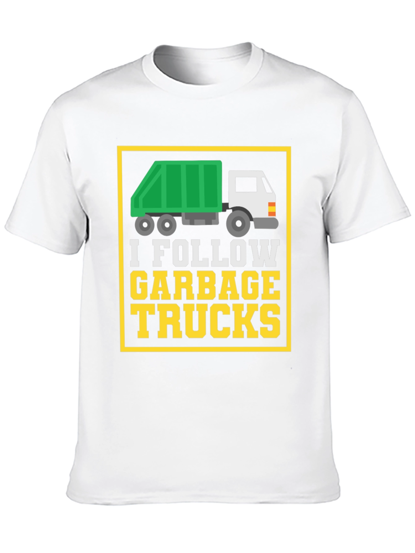 I Follow Garbage Trucks Graphic Tee