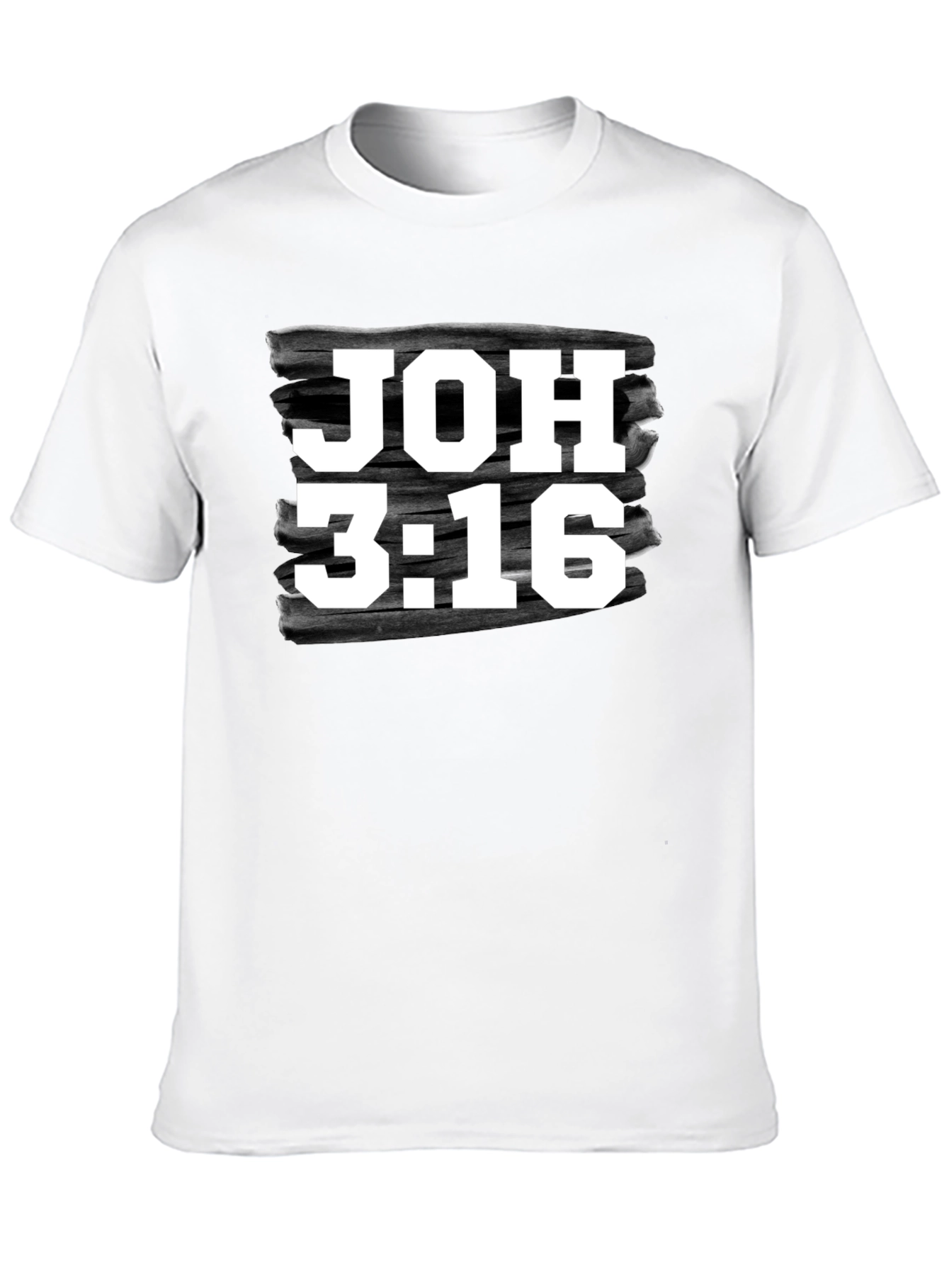 JOH 3:16 Graphic Black T-Shirt